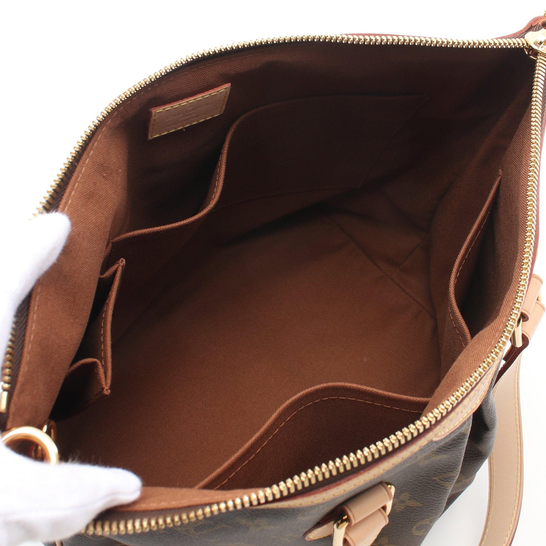 Louis Vuitton Louis Vuitton Palermo Pm Monogram Handbag Leather Brown Size ONE SIZE - 3 Thumbnail