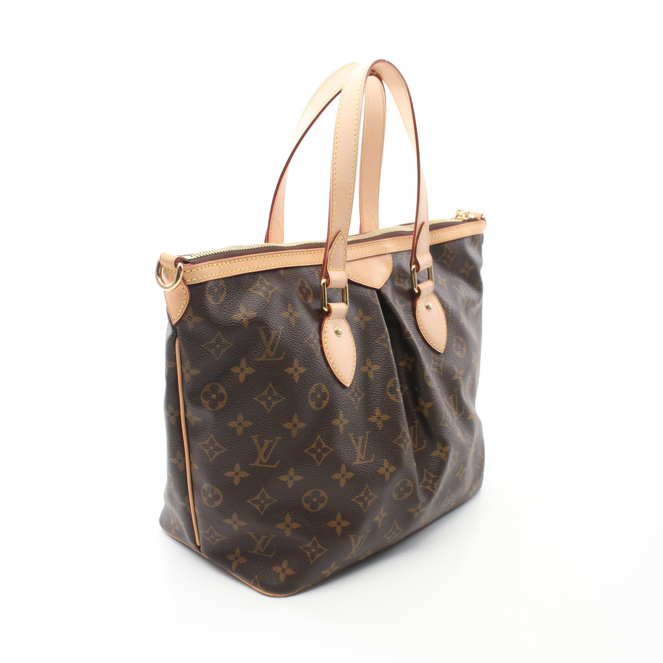 Louis Vuitton Louis Vuitton Palermo Pm Monogram Handbag Leather Brown Size ONE SIZE - 2 Thumbnail