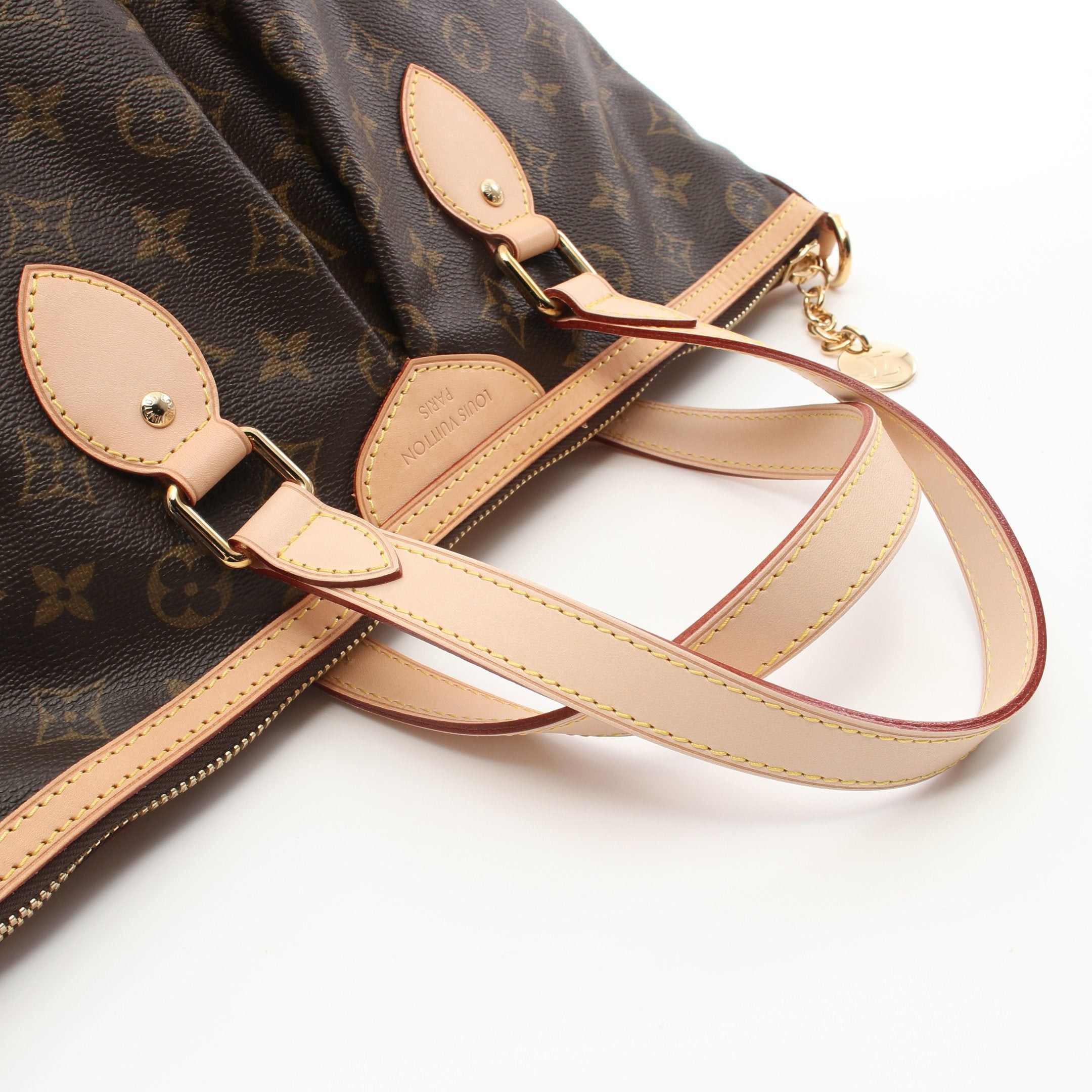 Louis Vuitton Louis Vuitton Palermo Pm Monogram Handbag Leather Brown Size ONE SIZE - 6 Thumbnail