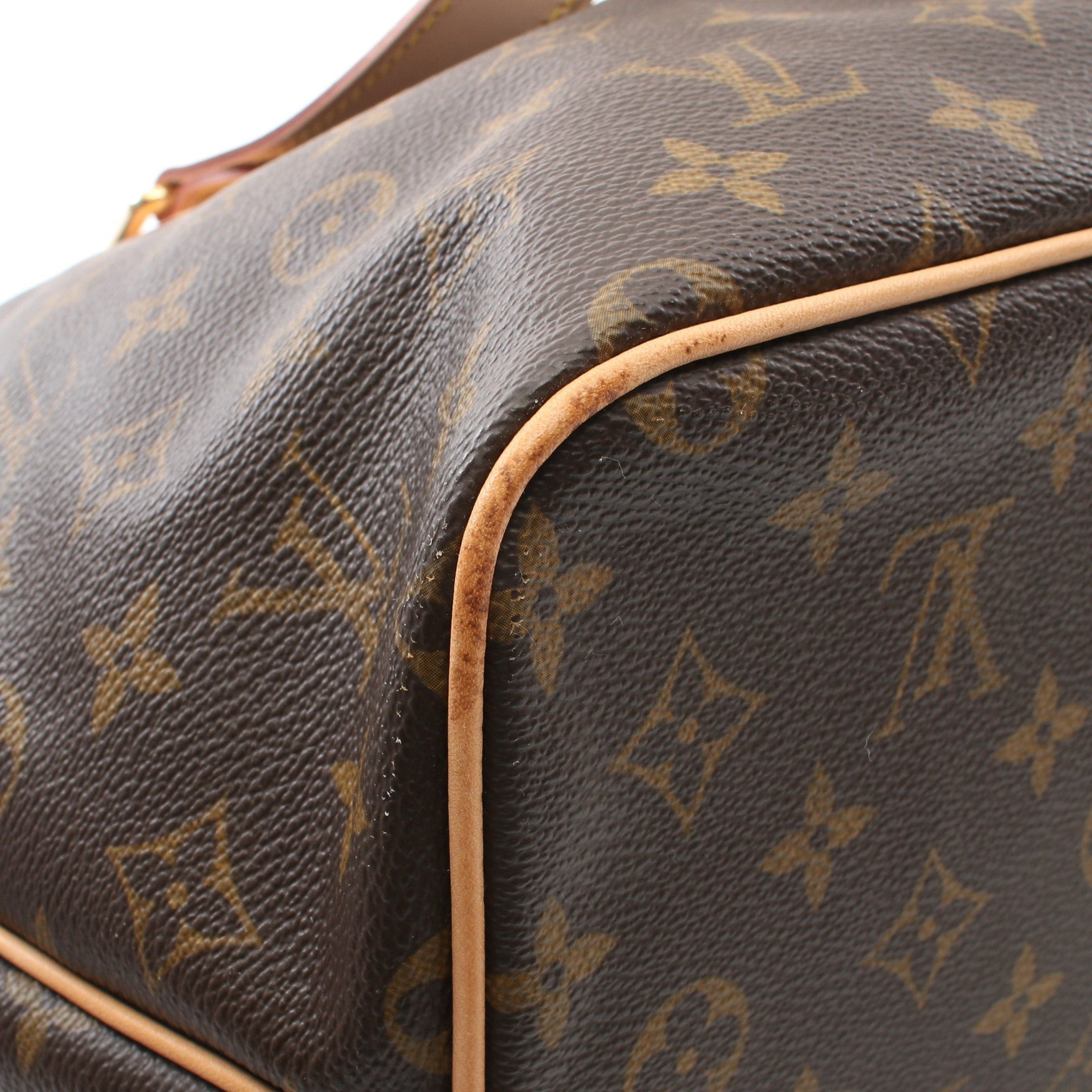 Louis Vuitton Louis Vuitton Palermo Pm Monogram Handbag Leather Brown Size ONE SIZE - 8 Thumbnail