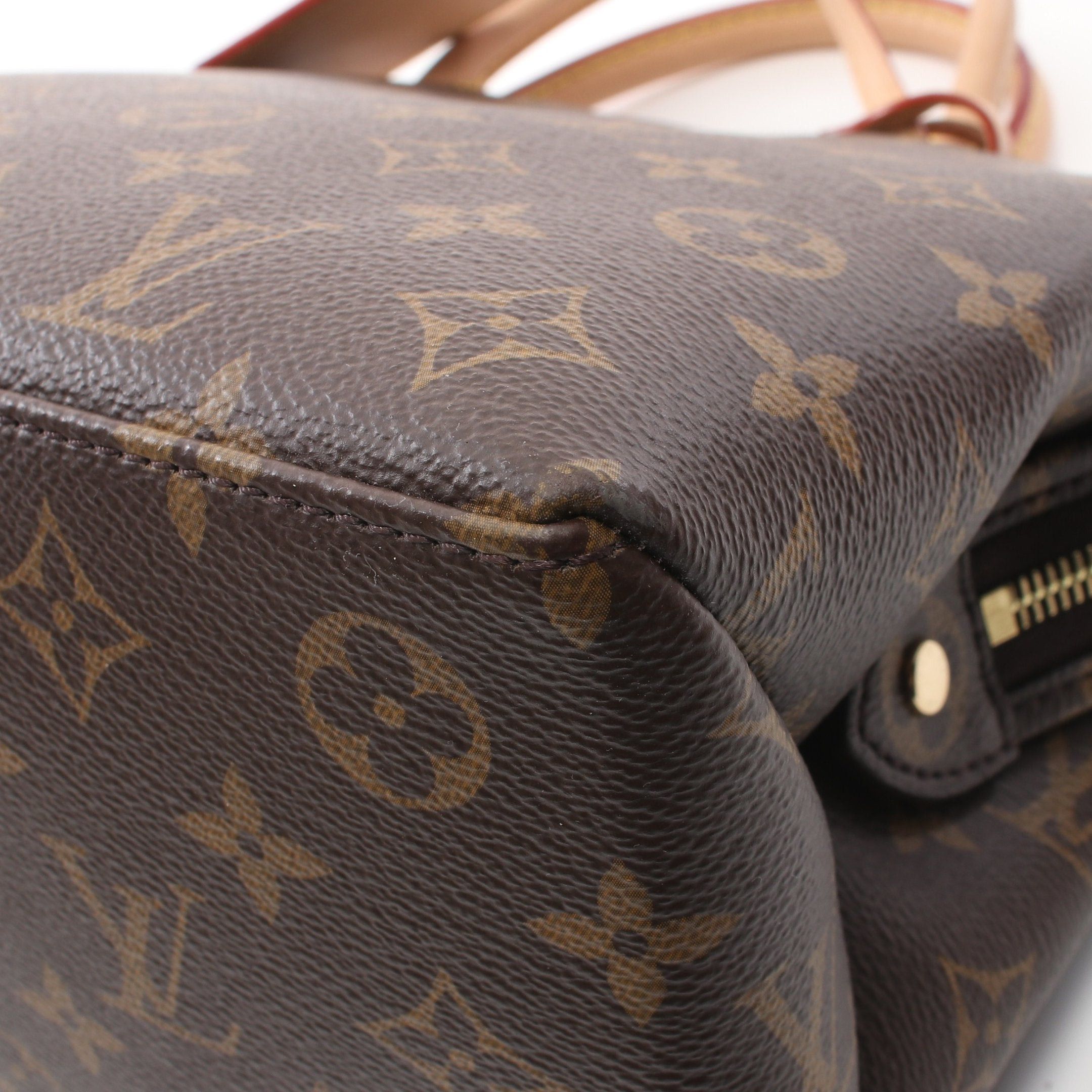 Louis Vuitton Louis Vuitton Petit Pare Pm Monogram Handbag Leather Brown Size ONE SIZE - 7 Thumbnail