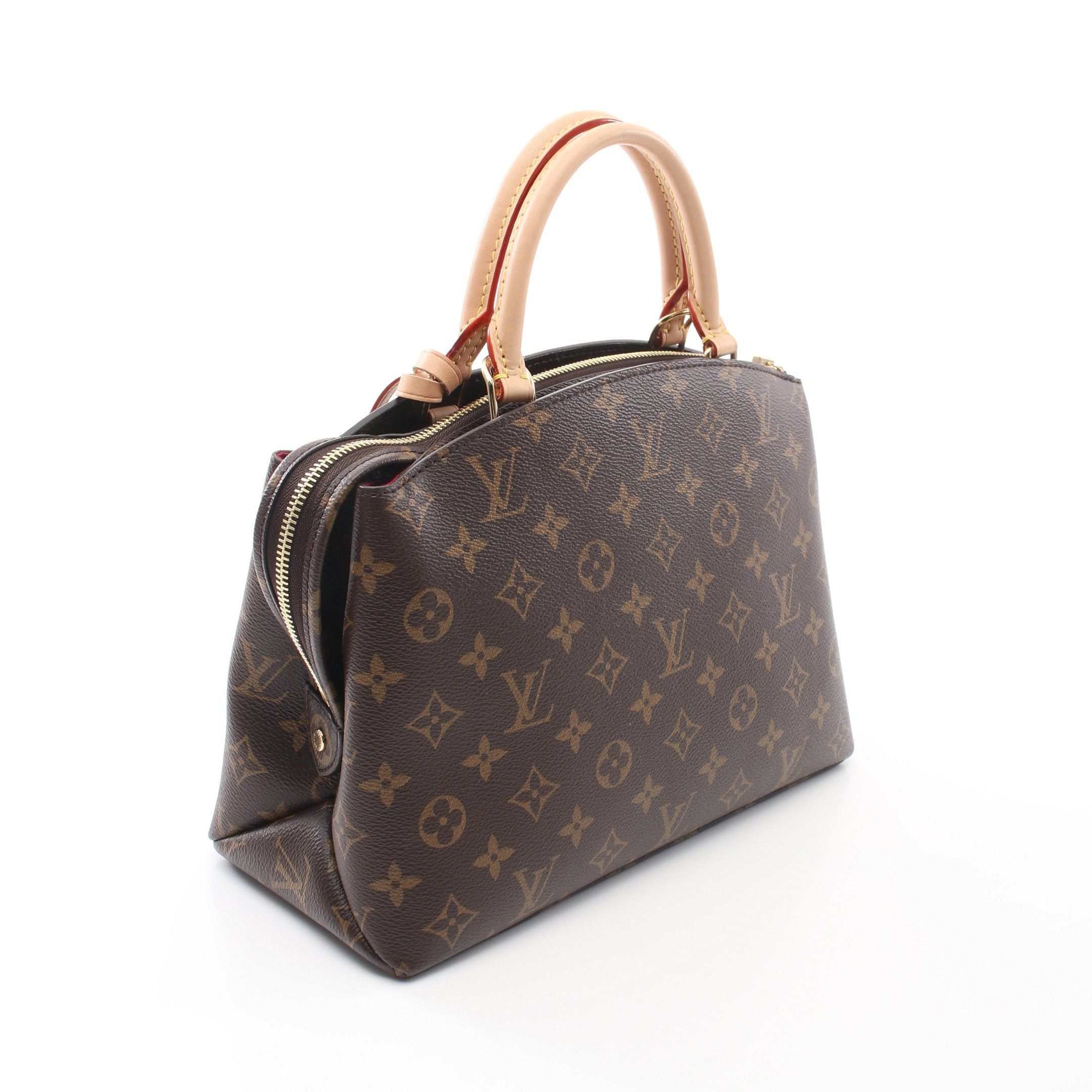 Louis Vuitton Louis Vuitton Petit Pare Pm Monogram Handbag Leather Brown Size ONE SIZE - 2 Thumbnail