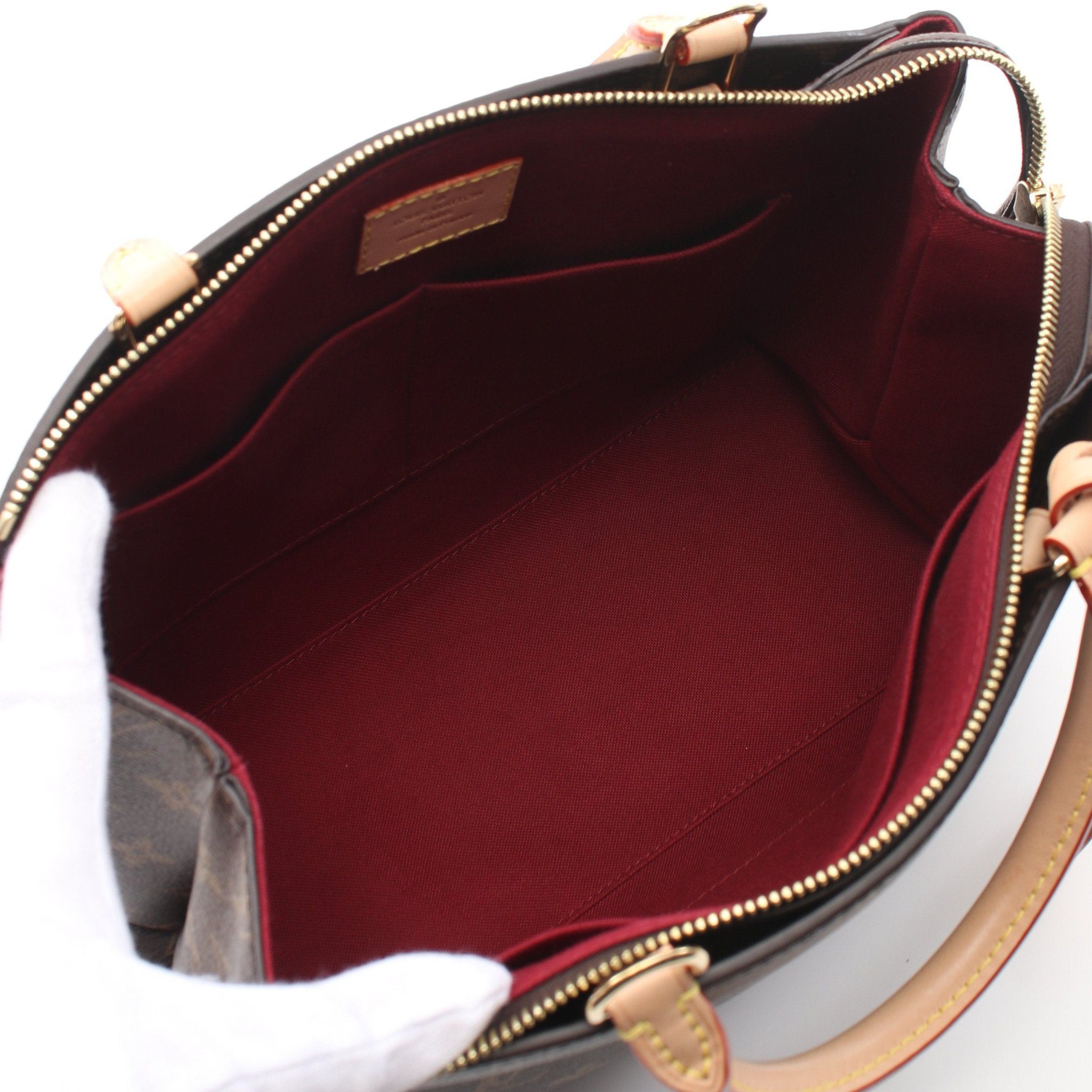 Louis Vuitton Louis Vuitton Petit Pare Pm Monogram Handbag Leather Brown Size ONE SIZE - 3 Thumbnail