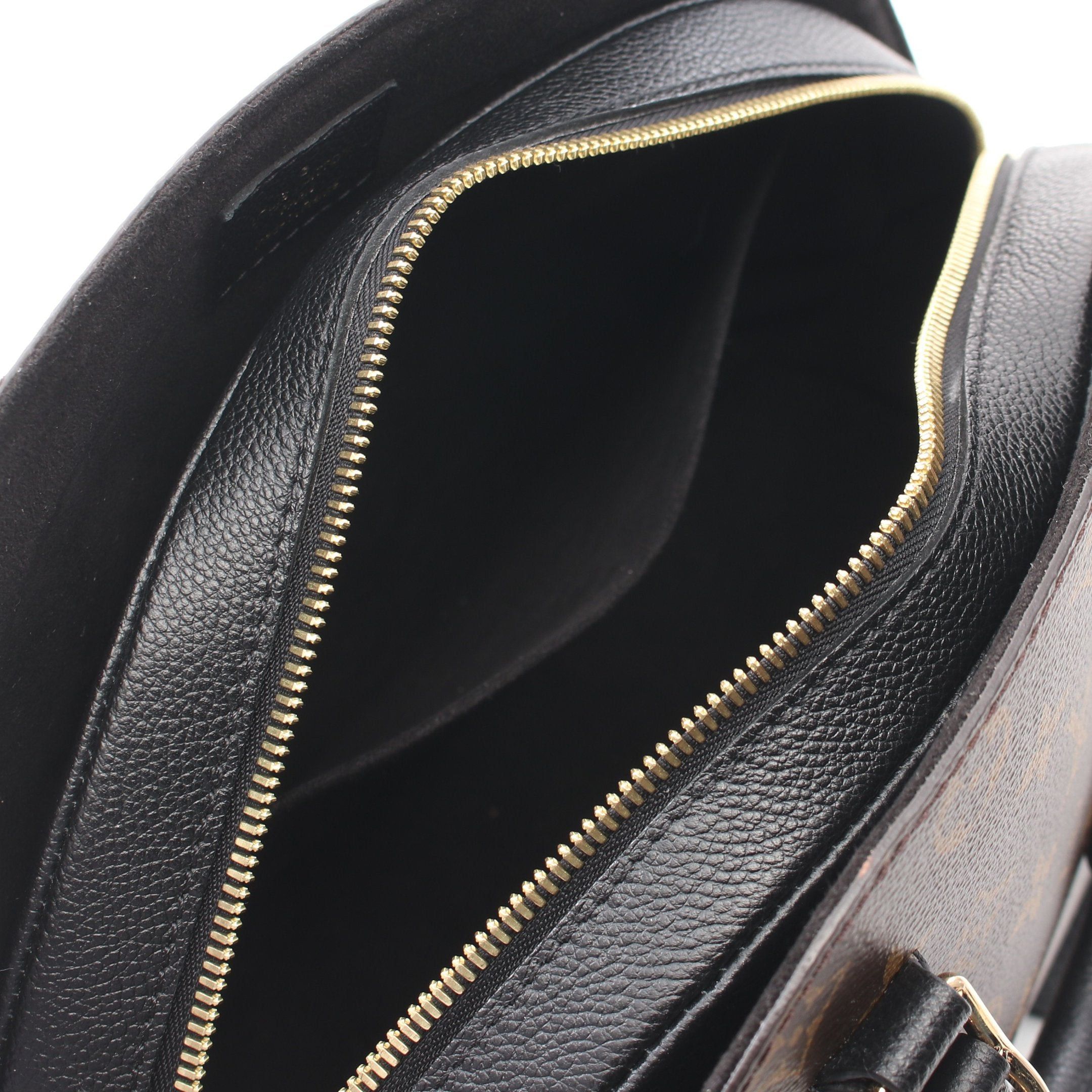 Louis Vuitton Louis Vuitton Alma Bag Into Monogram Noir Handbag Leather Brown Black Size ONE SIZE - 3 Thumbnail