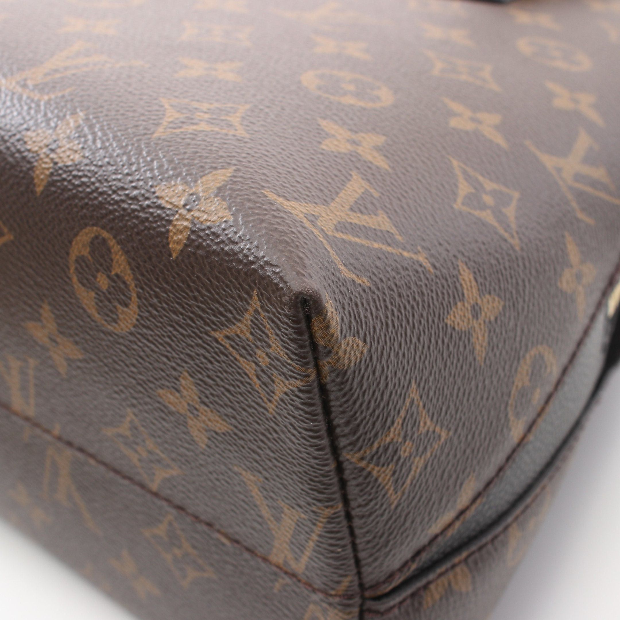 Louis Vuitton Louis Vuitton Alma Bag Into Monogram Noir Handbag Leather Brown Black Size ONE SIZE - 8 Thumbnail