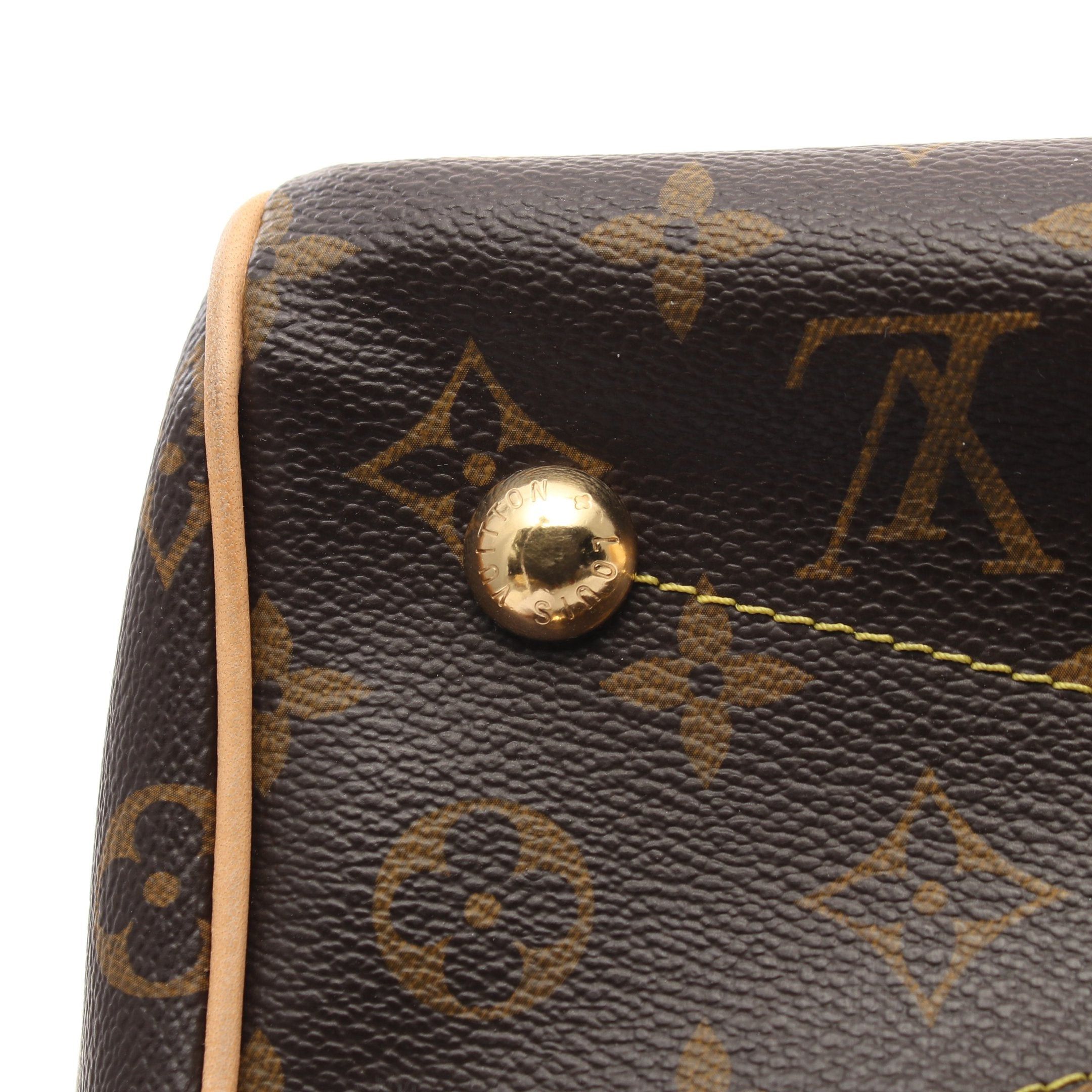 Louis Vuitton Louis Vuitton Tivoli Pm Monogram Handbag Leather Brown Size ONE SIZE - 11 Thumbnail