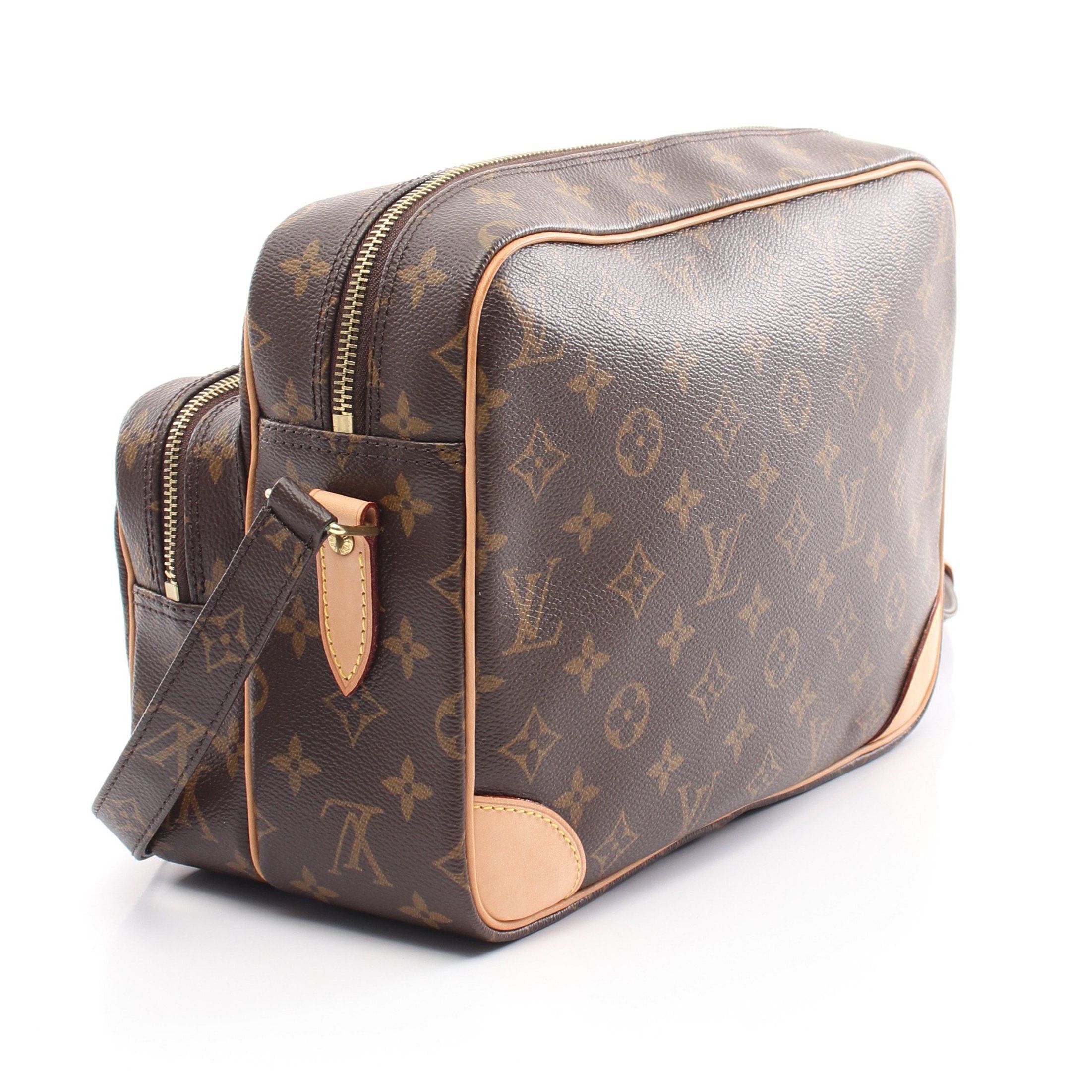 Louis Vuitton Louis Vuitton Nil Monogram Shoulder Bag Leather Brown Size ONE SIZE - 2 Thumbnail