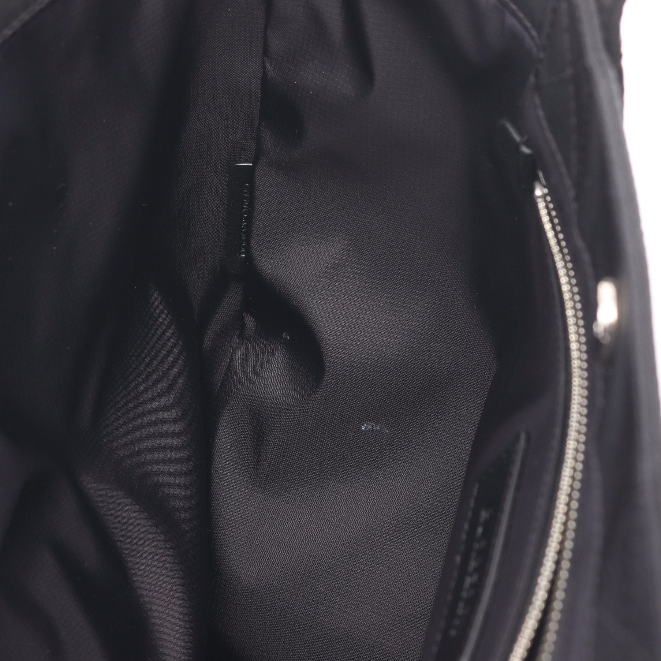 Burberry Burberry Econyl Handbag Tote Bag Logo Print Nylon Black Size ONE SIZE - 9 Thumbnail
