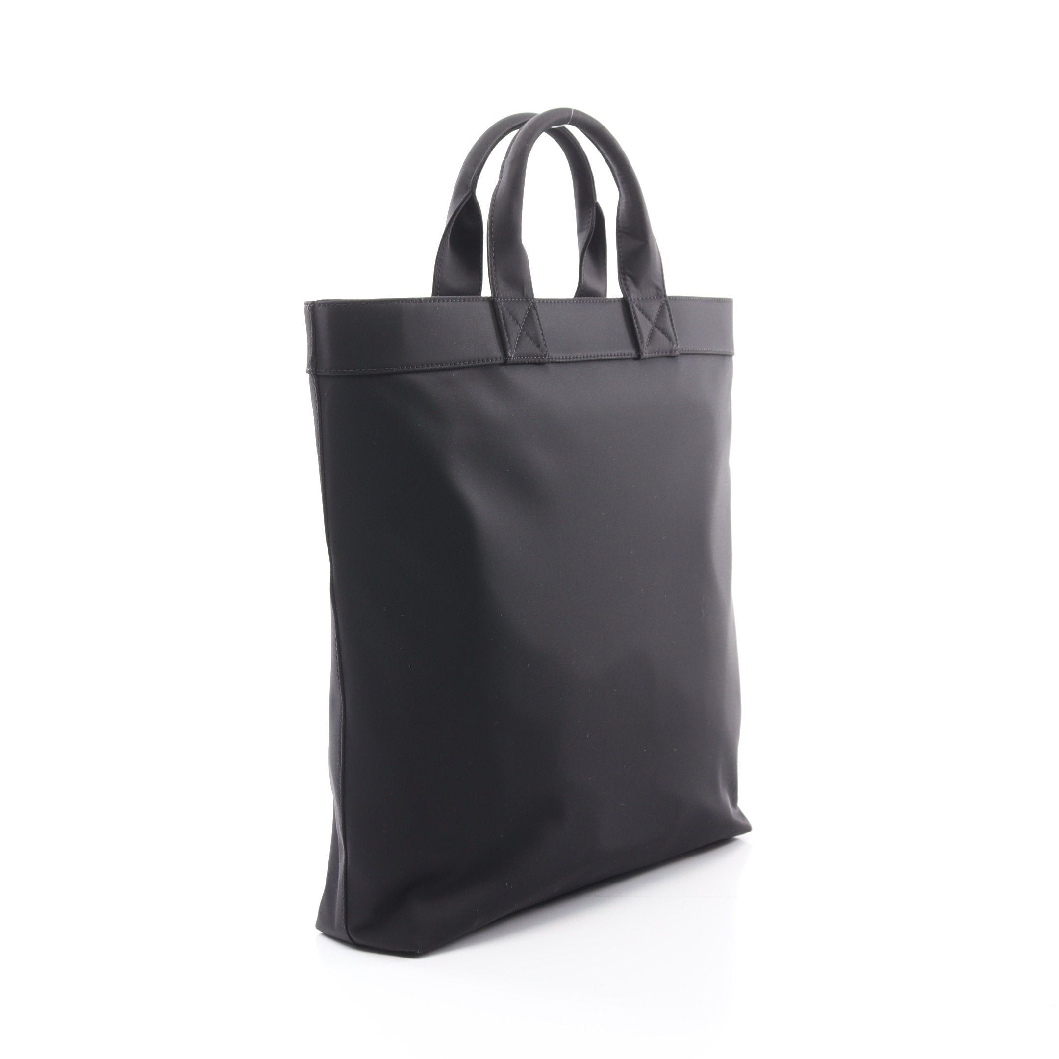 Burberry Burberry Econyl Handbag Tote Bag Logo Print Nylon Black Size ONE SIZE - 2 Thumbnail