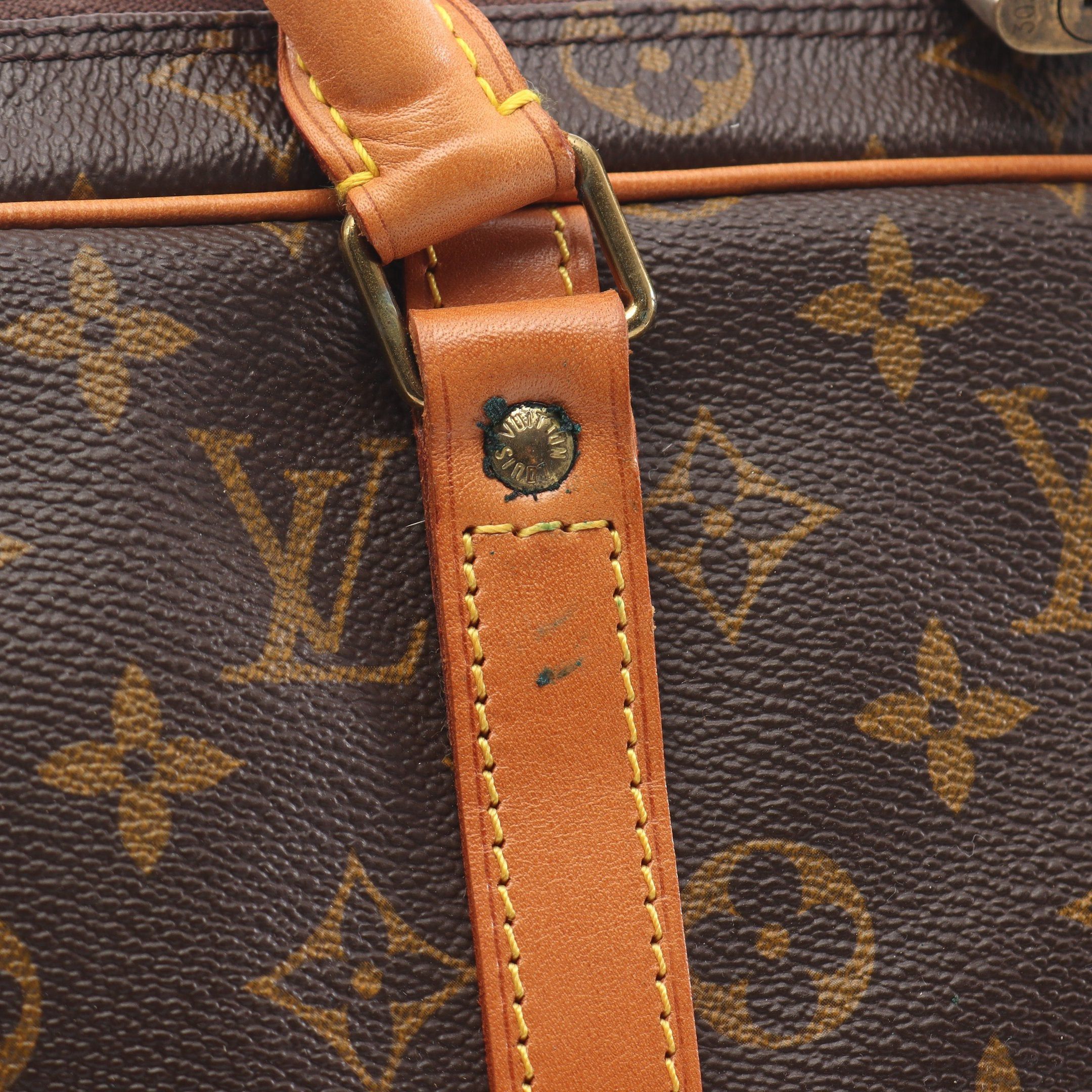 Louis Vuitton Louis Vuitton Porte Document Voyage Monogram Briefcase Business Bag Leather Brown Size ONE SIZE - 10 Thumbnail