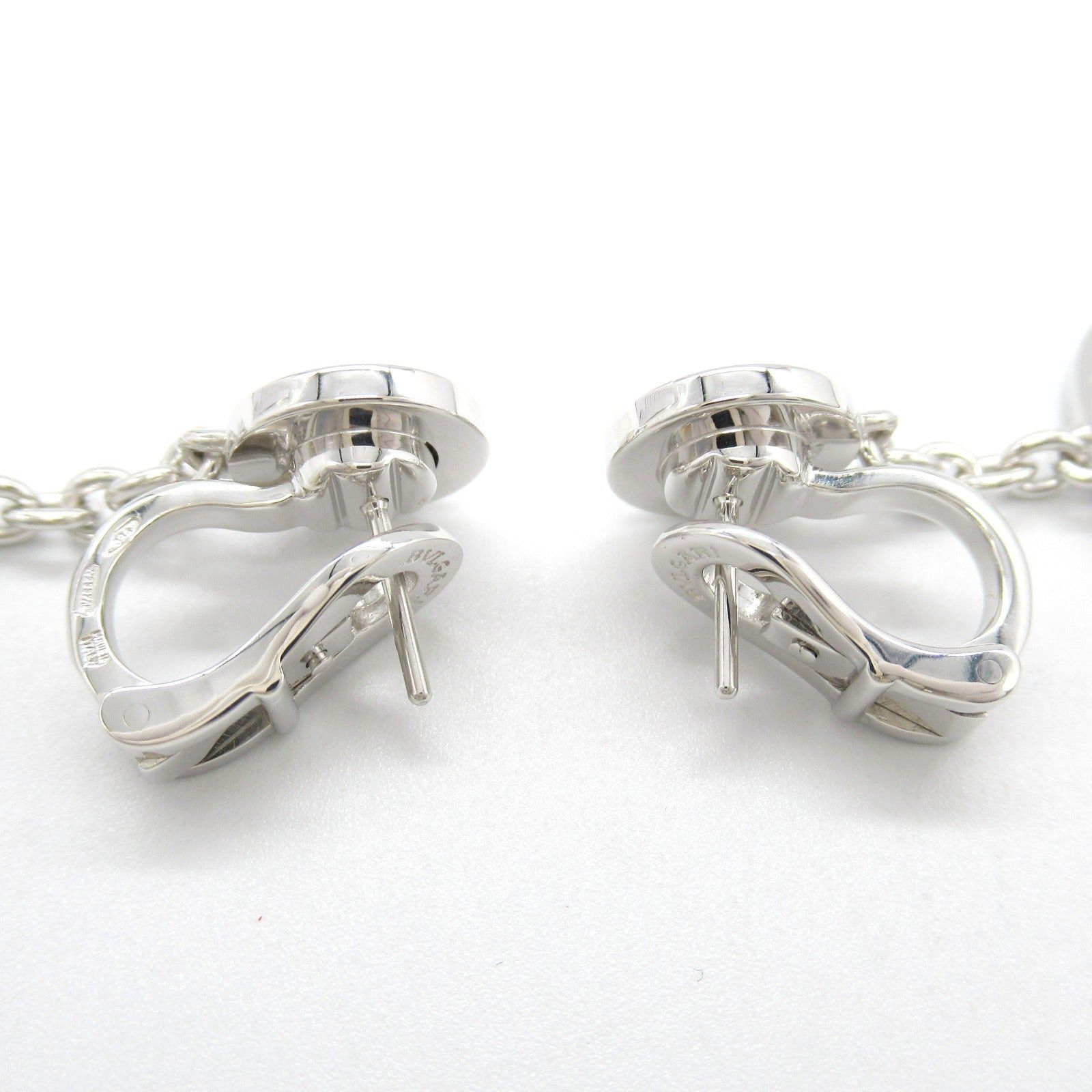 Bvlgari Bvlgari Bulgari Diamond Earrings K18Wg (White Gold) Clear Size ONE SIZE - 2 Thumbnail