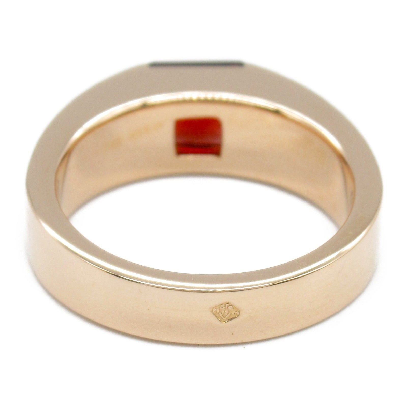 Cartier Cartier Tank Mars Ring Garnet K18Pg (Pink Gold) Red Size ONE SIZE - 3 Thumbnail