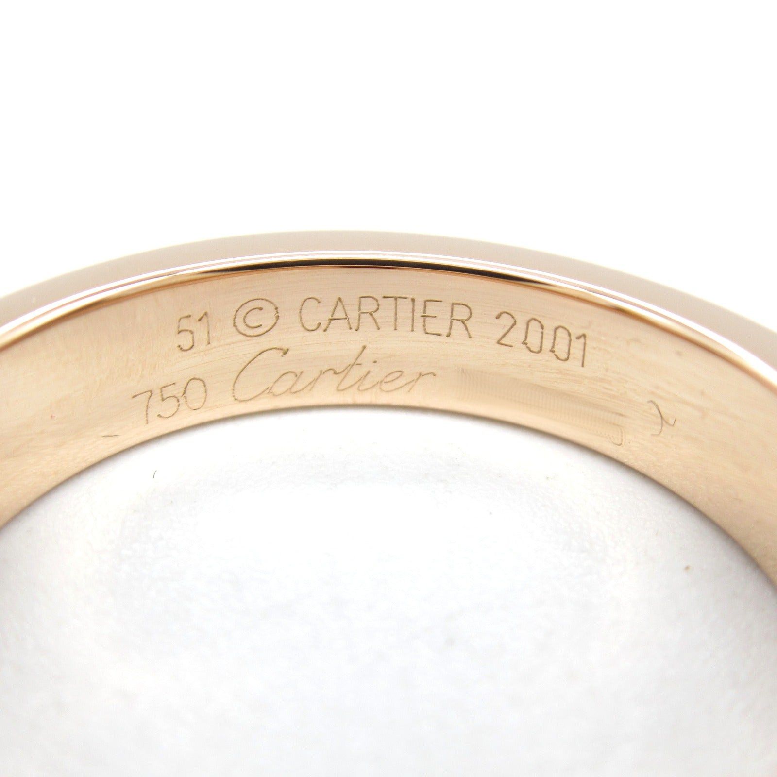 Cartier Cartier Tank Mars Ring Garnet K18Pg (Pink Gold) Red Size ONE SIZE - 4 Thumbnail