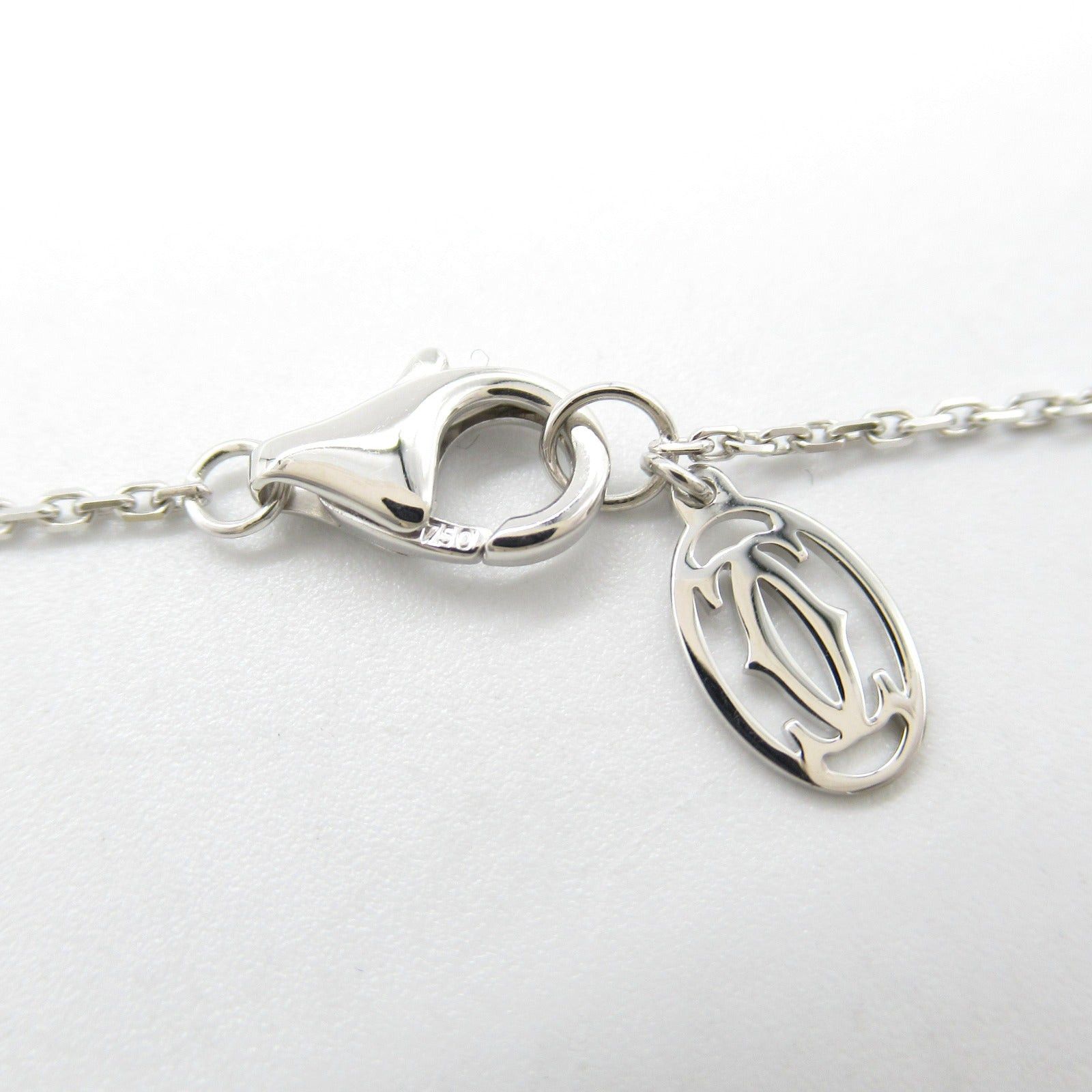 Cartier Cartier Gallantry Necklace Diamond K18Wg (White Gold) Clear Size ONE SIZE - 4 Thumbnail