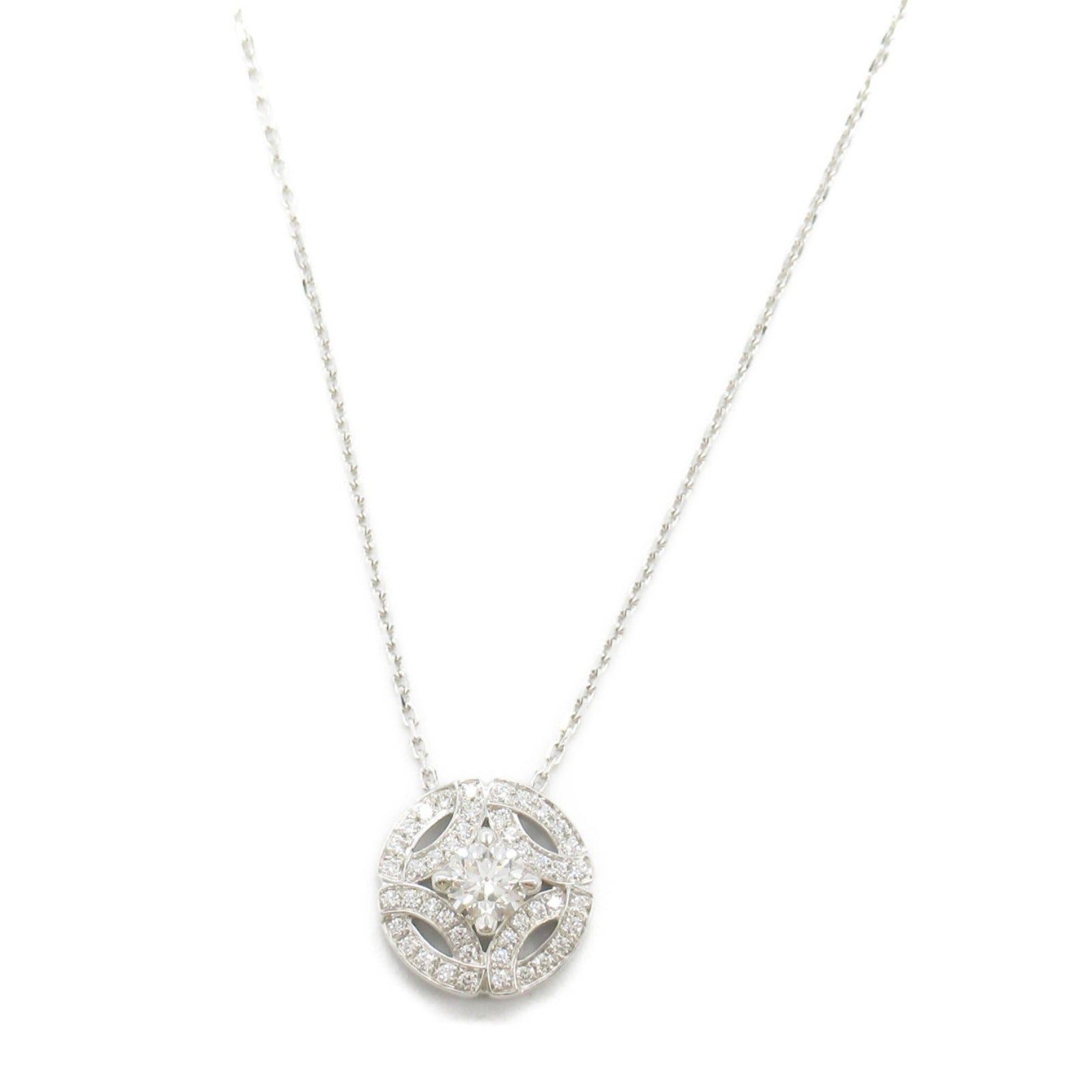 Cartier Cartier Gallantry Necklace Diamond K18Wg (White Gold) Clear Size ONE SIZE - 2 Thumbnail