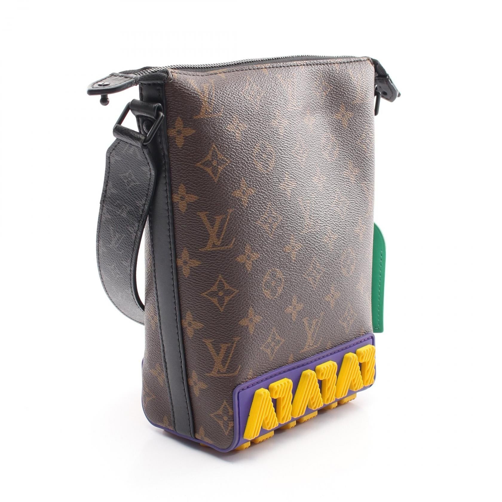 Louis Vuitton Louis Vuitton Cruiser Messenger Monogram Lv Initials Shoulder Bag Leather Brown Multicolor Size ONE SIZE - 2 Thumbnail
