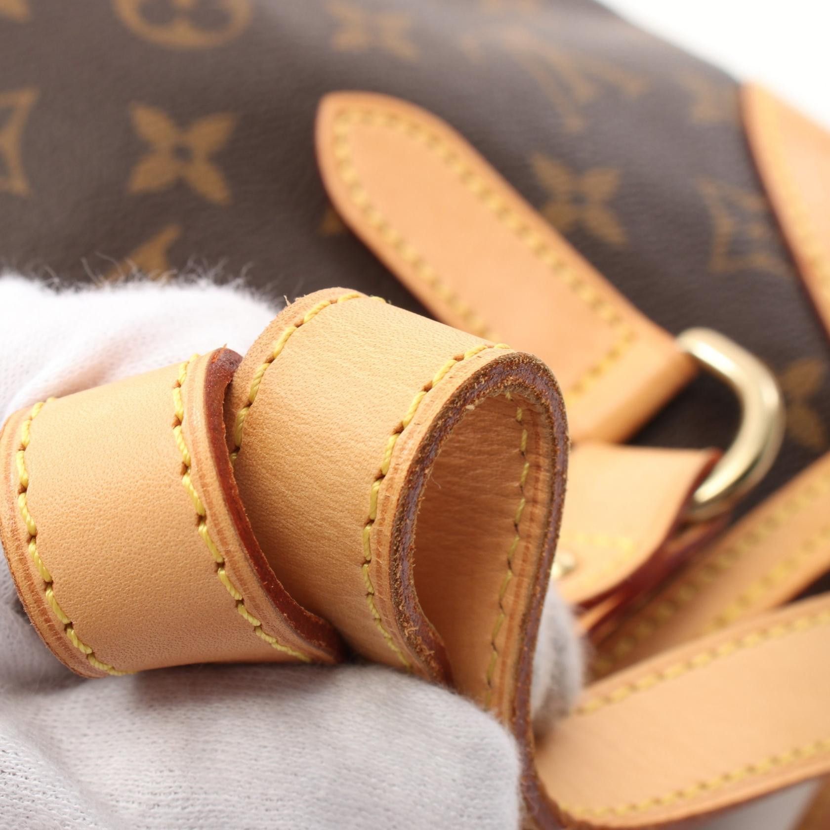 Louis Vuitton Louis Vuitton Odeon Gm Monogram Handbag Leather Brown Size ONE SIZE - 11 Thumbnail