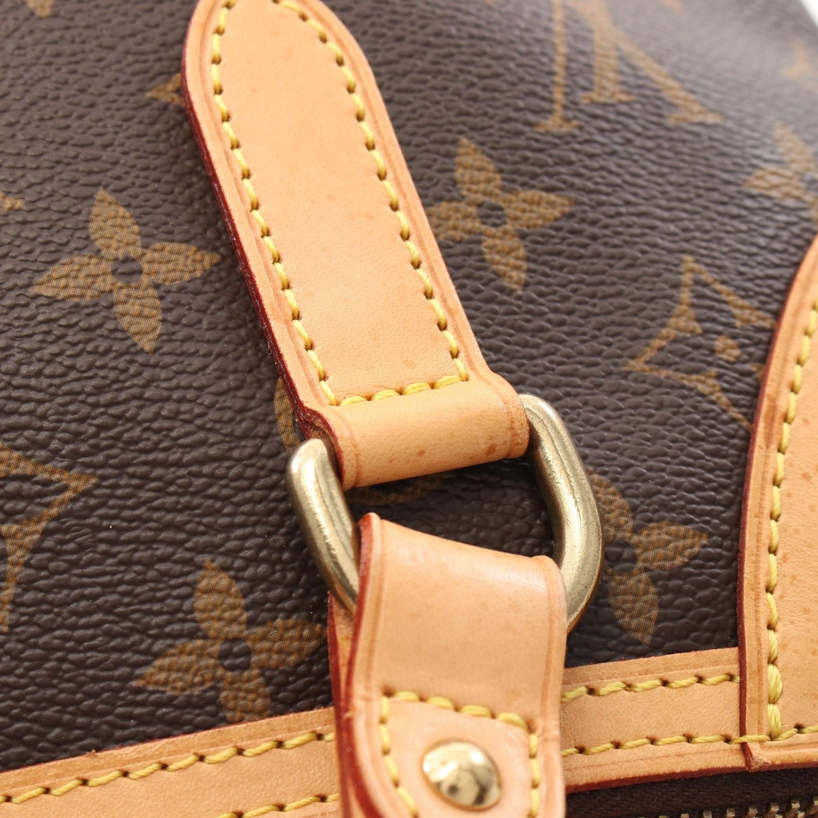 Louis Vuitton Louis Vuitton Odeon Gm Monogram Handbag Leather Brown Size ONE SIZE - 8 Thumbnail