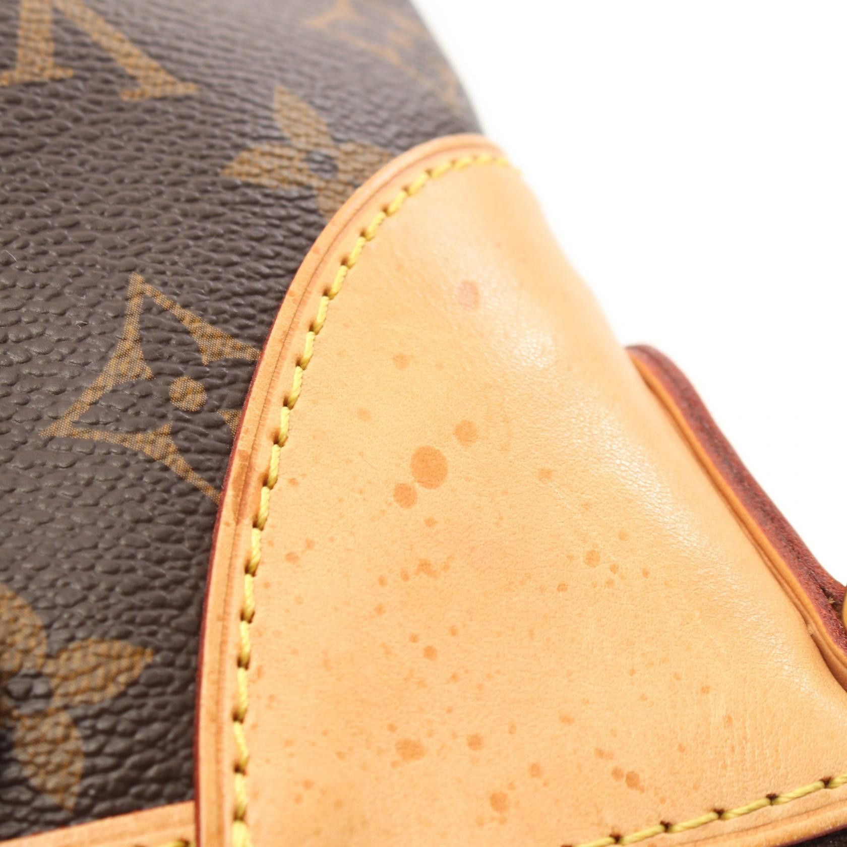 Louis Vuitton Louis Vuitton Odeon Gm Monogram Handbag Leather Brown Size ONE SIZE - 9 Thumbnail