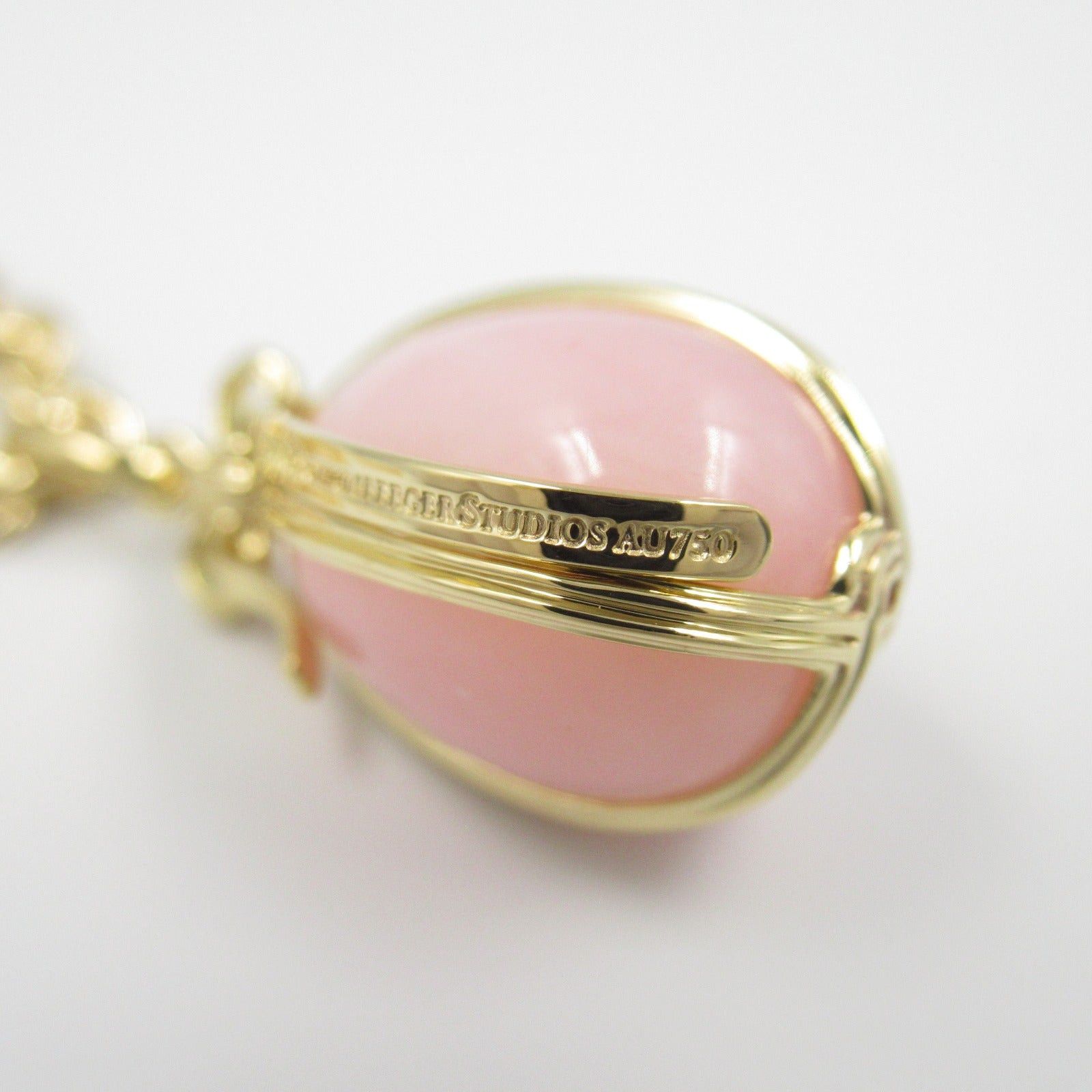 Tiffany & Co. Tiffany Co Jean Schlumberger Necklace K18 (Yellow Gold) Pink Size ONE SIZE - 4 Thumbnail