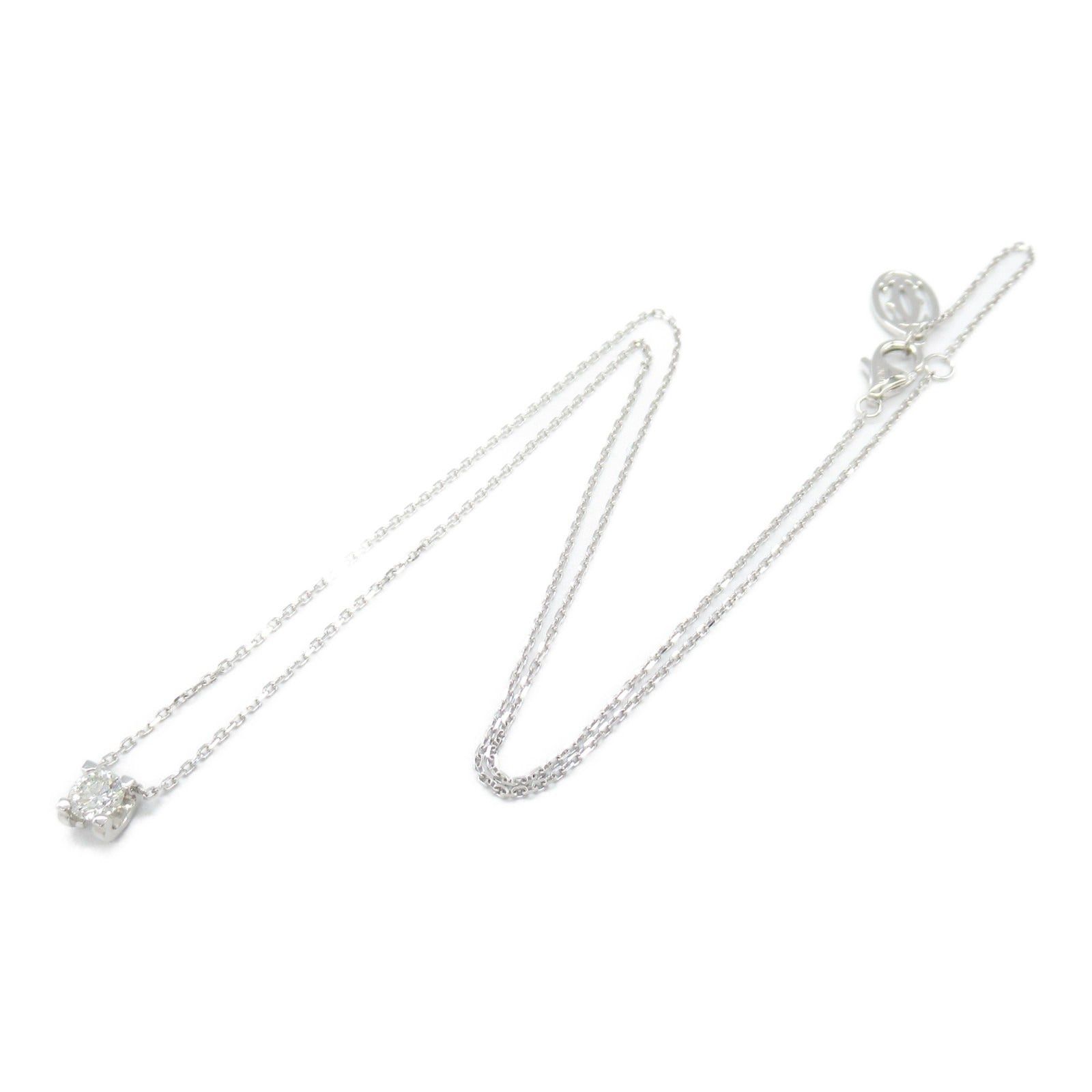 Cartier Cartier C De Cartier Necklace K18Wg (White Gold) Diamond Clear Size ONE SIZE - 3 Thumbnail