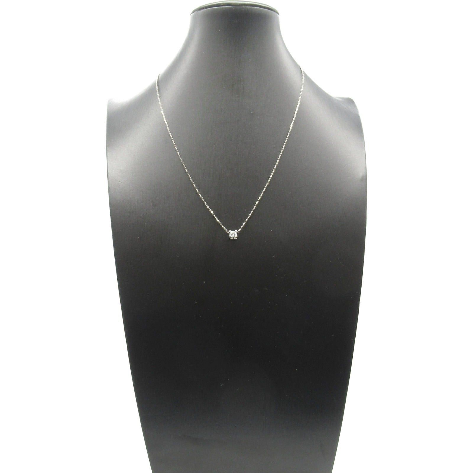 Cartier Cartier C De Cartier Necklace K18Wg (White Gold) Diamond Clear Size ONE SIZE - 7 Thumbnail