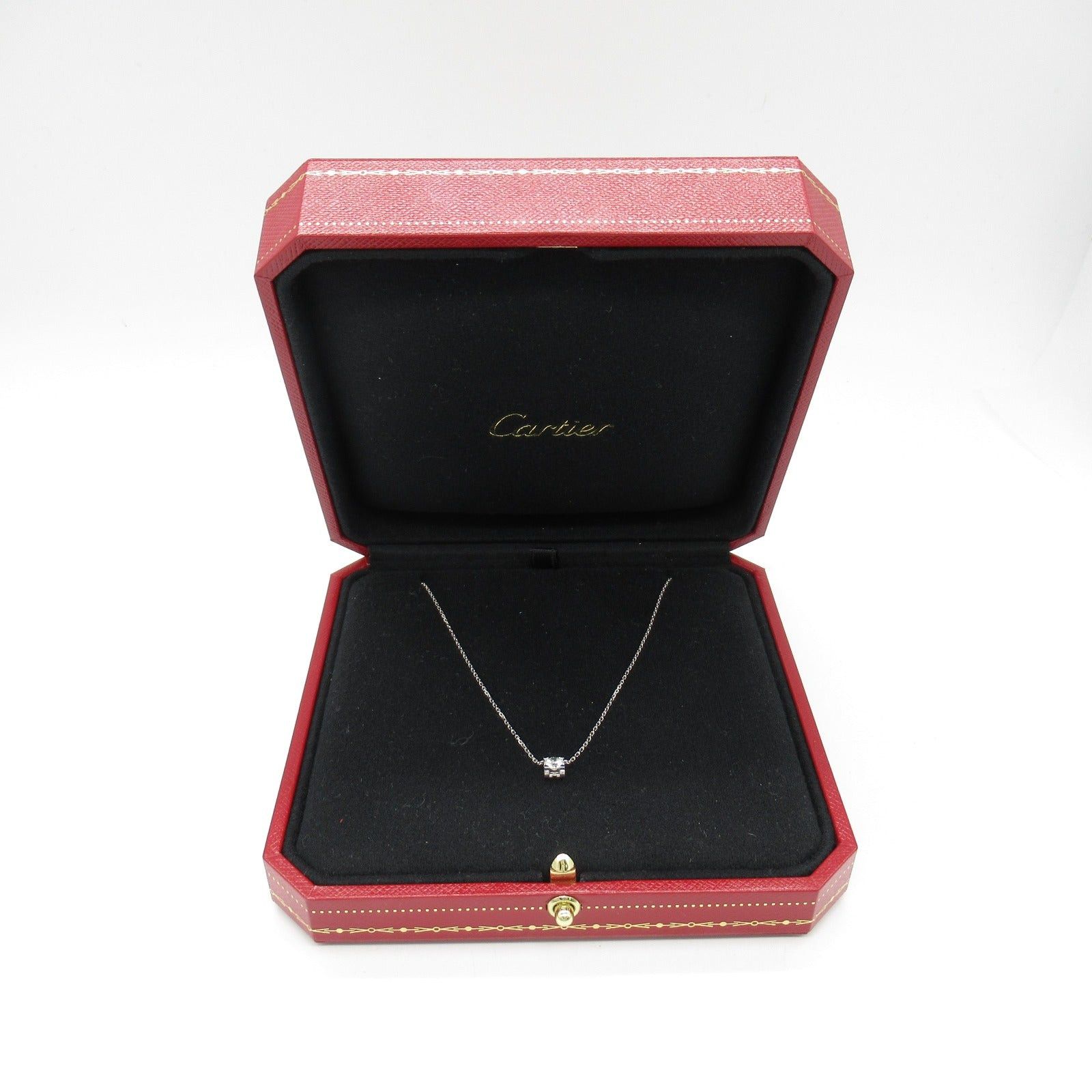Cartier Cartier C De Cartier Necklace K18Wg (White Gold) Diamond Clear Size ONE SIZE - 6 Thumbnail