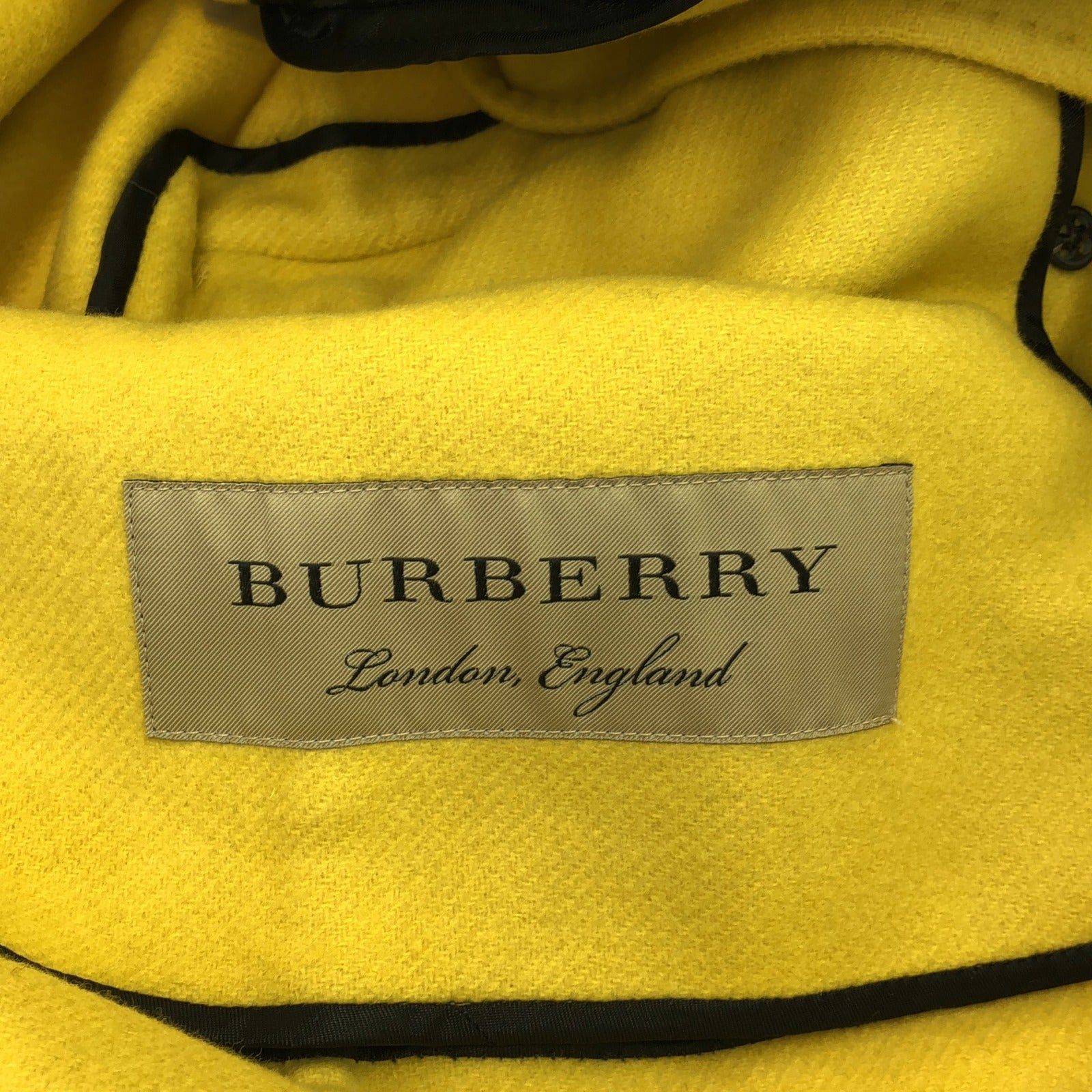 Burberry Burberry Cashmere Coat Yellow Size ONE SIZE - 5 Thumbnail