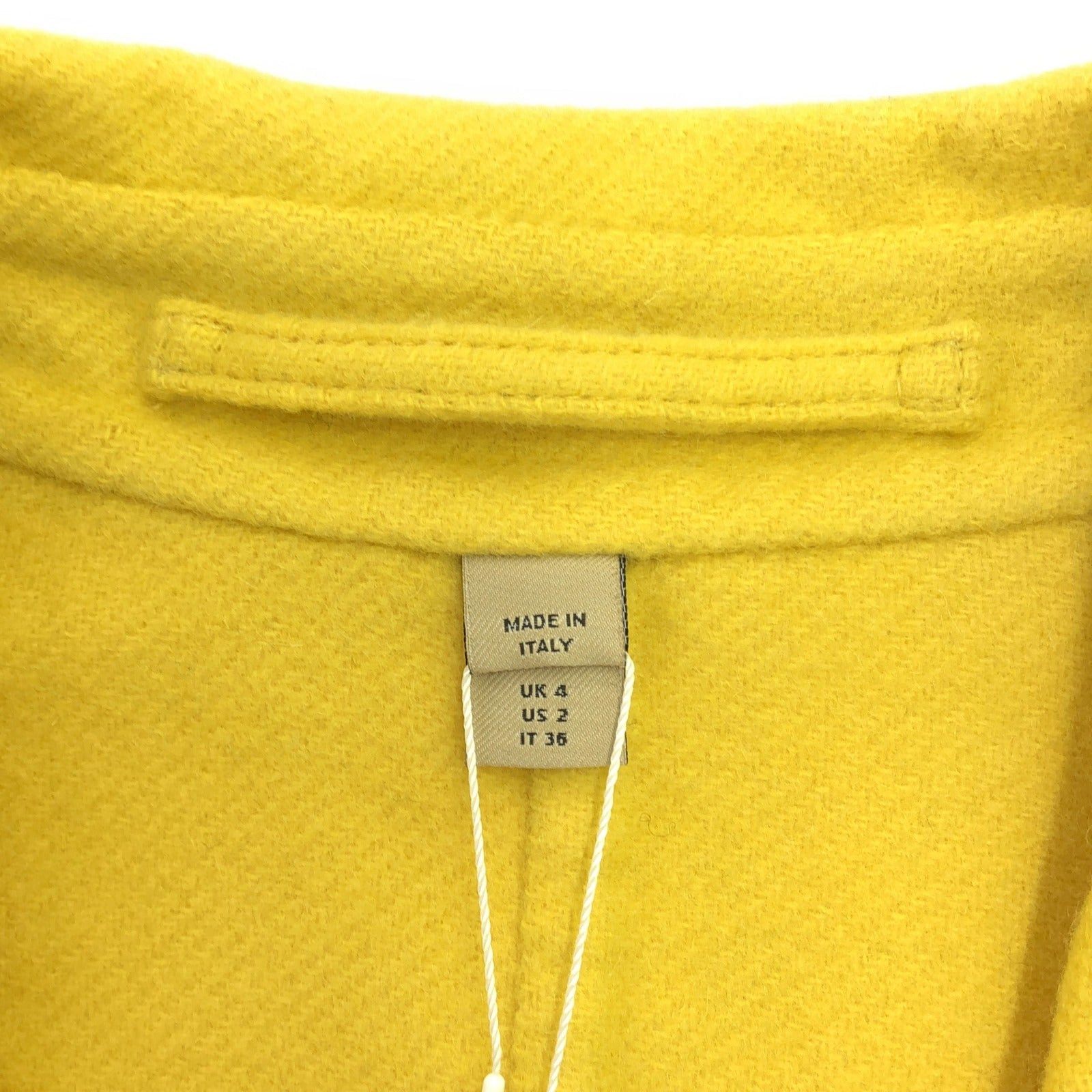 Burberry Burberry Cashmere Coat Yellow Size ONE SIZE - 6 Thumbnail