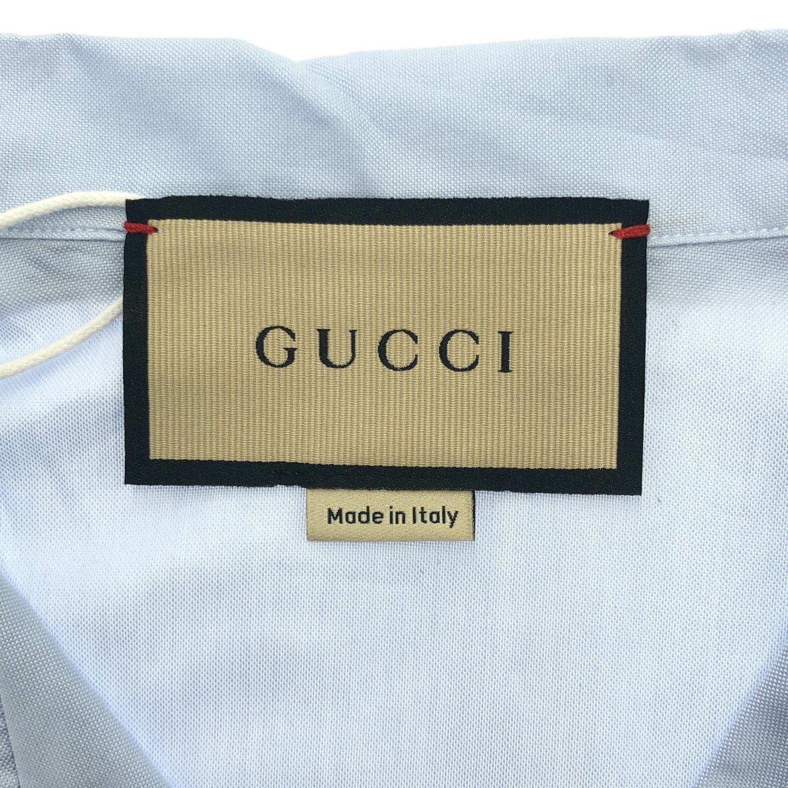 Gucci Gucci Oxford Shirt Cotton Blue Size ONE SIZE - 5 Thumbnail