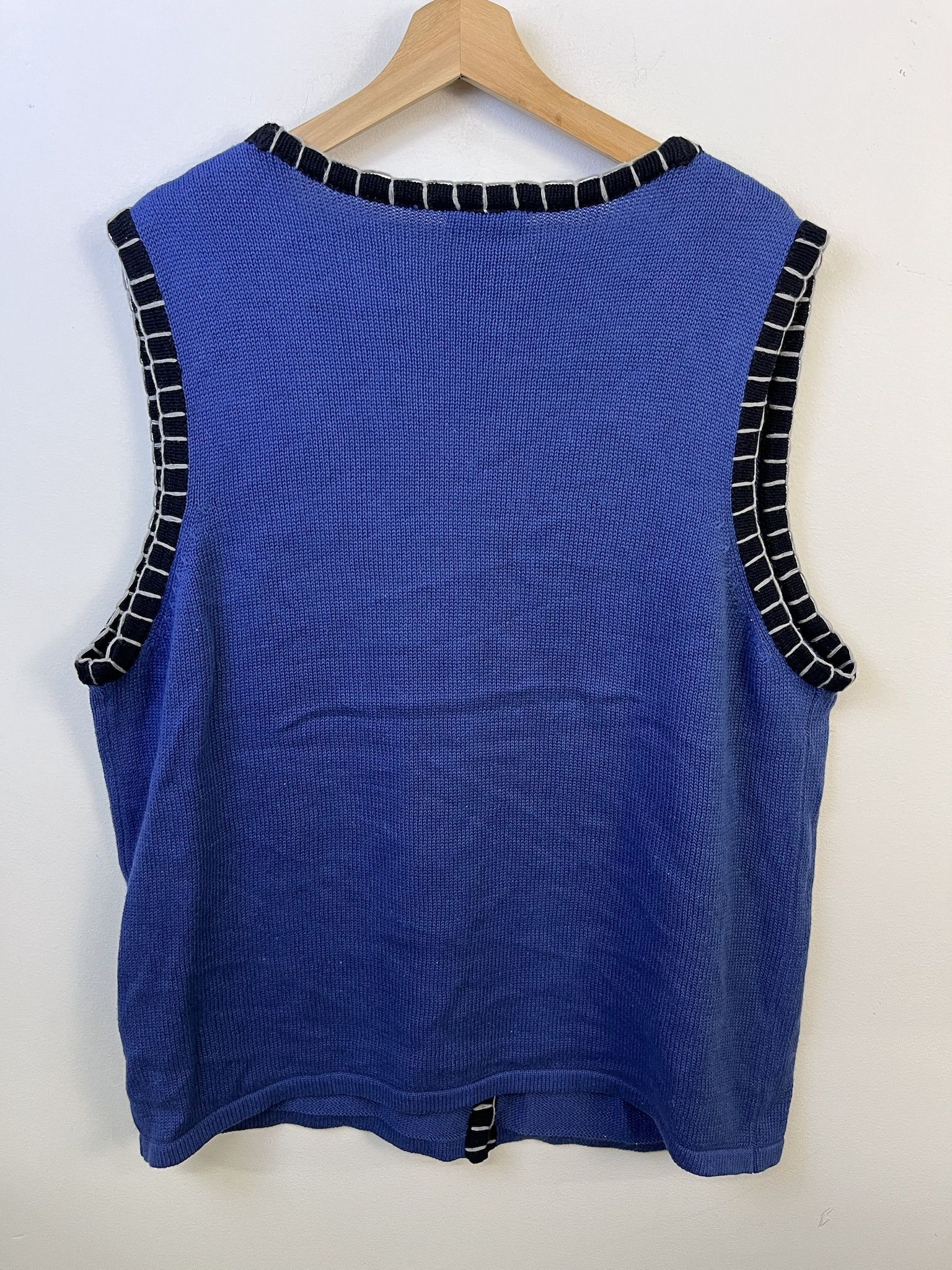 Other Vintage Knit Sweater Cats and Mice Knit Sweater Vest Size XL Size US XL / EU 56 / 4 - 3 Thumbnail