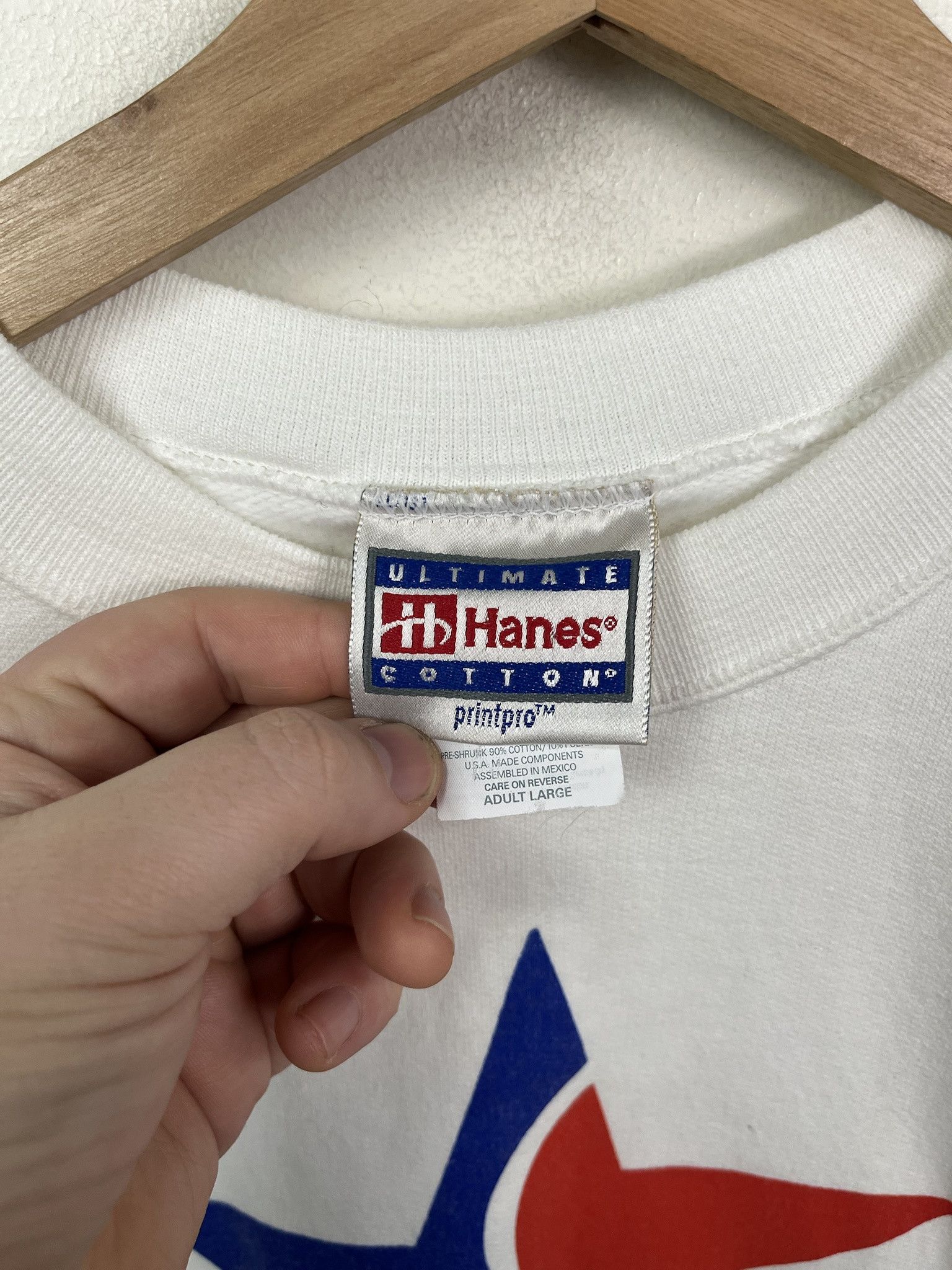 Hang Ten × Vintage Vintage Sweatshirt Ayusa Face Star Logo 1990s Crewneck Size L Size US L / EU 52-54 / 3 - 2 Thumbnail