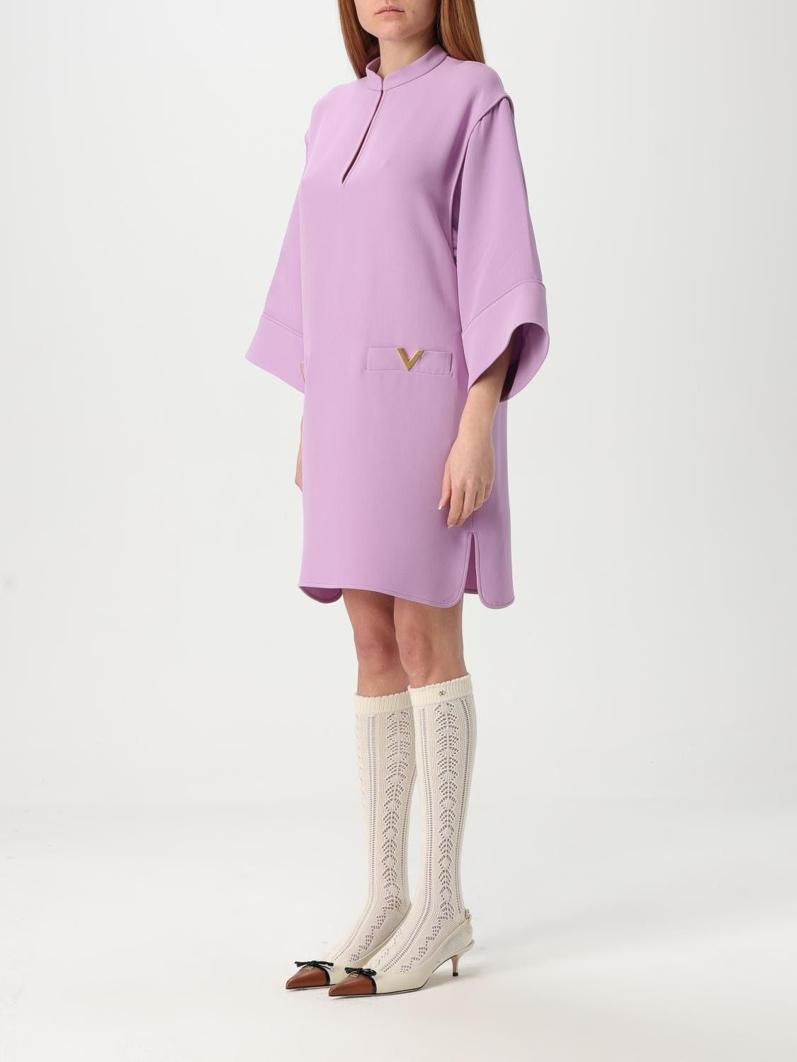 Valentino Valentino Dress Woman Lavander Size XS / US 0-2 / IT 36-38 - 4 Thumbnail