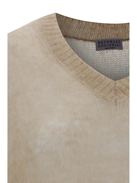 Brunello Cucinelli BRUNELLO CUCINELLI Women Sweater M2I776822 C3590 BEIGE Size XL / US 12-14 / IT 48-50 - 3 Thumbnail