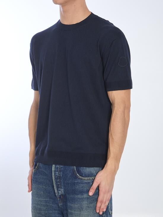 Moncler MONCLER Men T-Shirts 9C00011 BLUE Size US XL / EU 56 / 4 - 2 Thumbnail