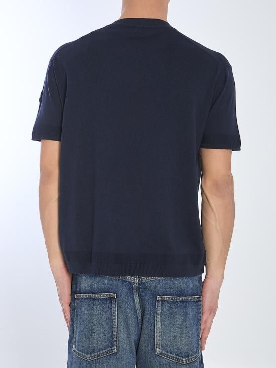 Moncler MONCLER Men T-Shirts 9C00011 BLUE Size US XL / EU 56 / 4 - 4 Thumbnail