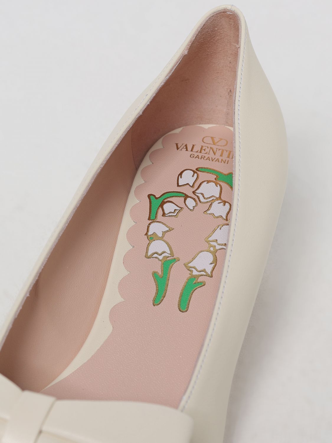 Valentino Valentino Garavani Pump Woman Yellow Cream Size US 10 / IT 40 - 4 Thumbnail