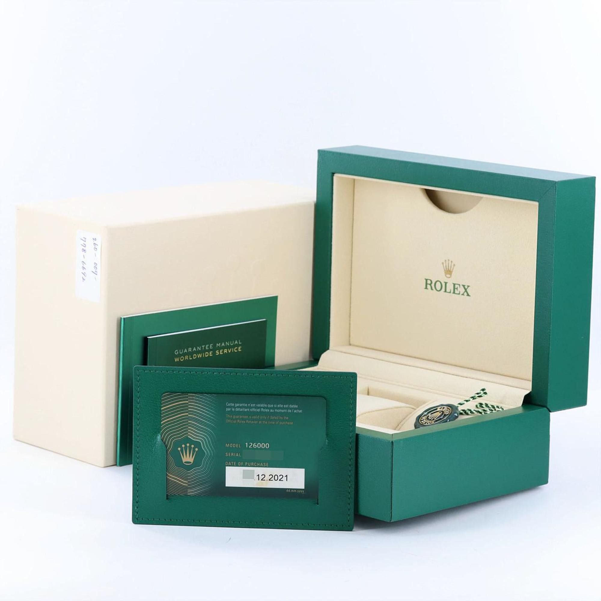 Rolex Rolex Oyster Perpetual 126000 SS Wristwatch Automatic Random Number Size ONE SIZE - 8 Thumbnail