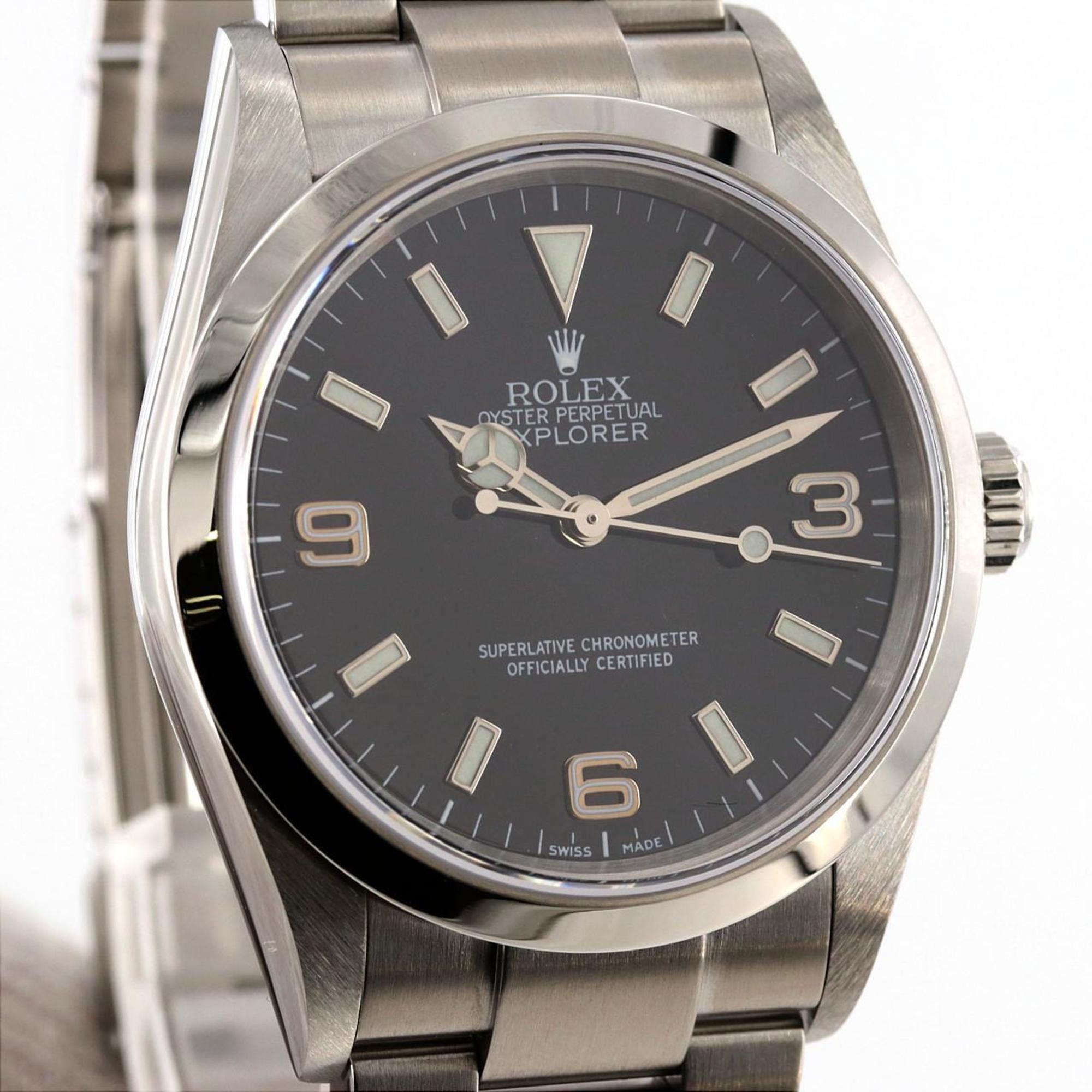 Rolex Rolex Explorer I 114270 SS Wristwatch Automatic Y serial number Size ONE SIZE - 6 Thumbnail