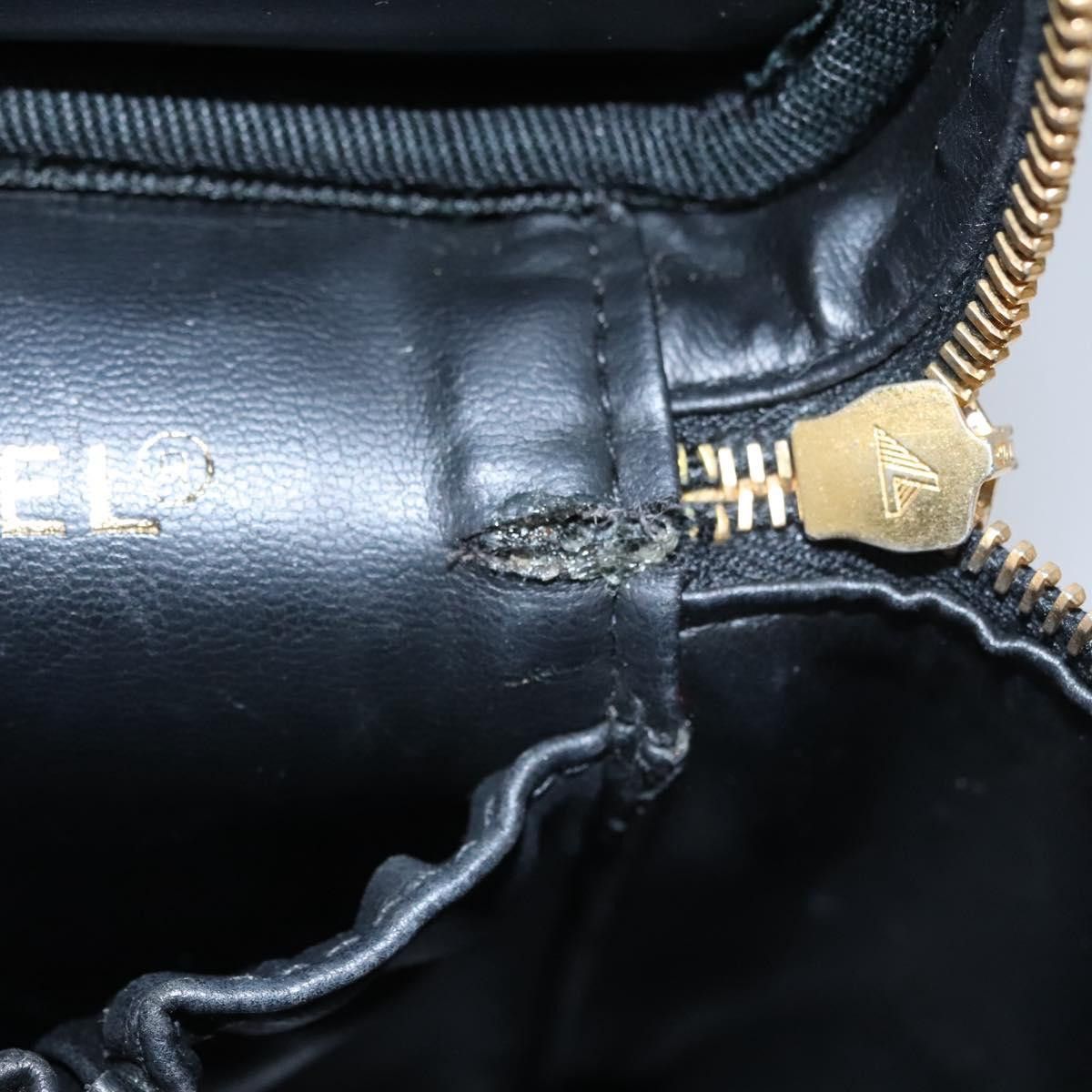 Chanel Vanity Black Leather Handbag (Pre-Owned) Size ONE SIZE - 12 Thumbnail