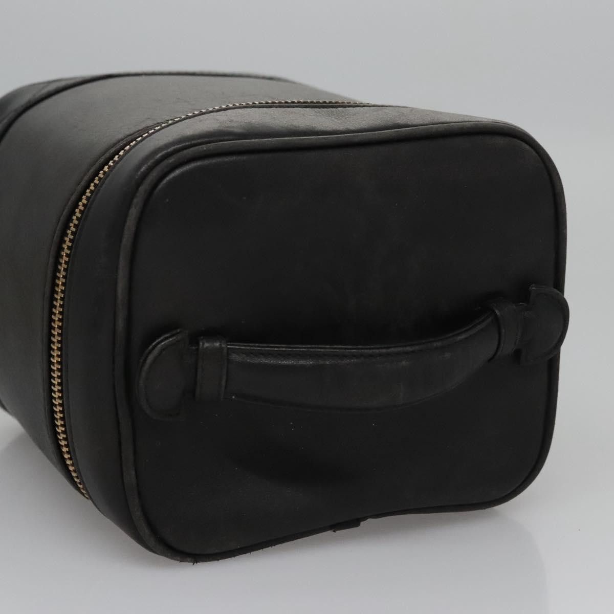 Chanel Vanity Black Leather Handbag (Pre-Owned) Size ONE SIZE - 6 Thumbnail