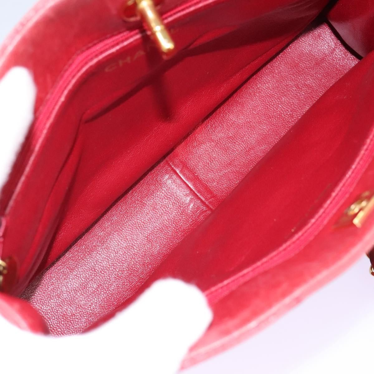 Chanel Matelassé Red Leather Shoulder Bag (Pre-Owned) Size ONE SIZE - 13 Thumbnail