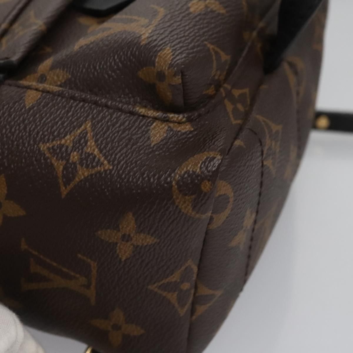 Louis Vuitton Palm Springs Brown Canvas Backpack Bag (Pre-Owned) Size ONE SIZE - 7 Thumbnail