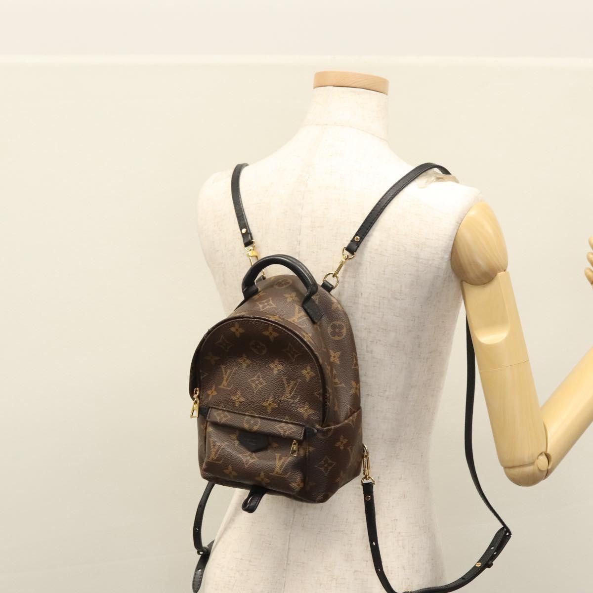 Louis Vuitton Palm Springs Brown Canvas Backpack Bag (Pre-Owned) Size ONE SIZE - 16 Thumbnail