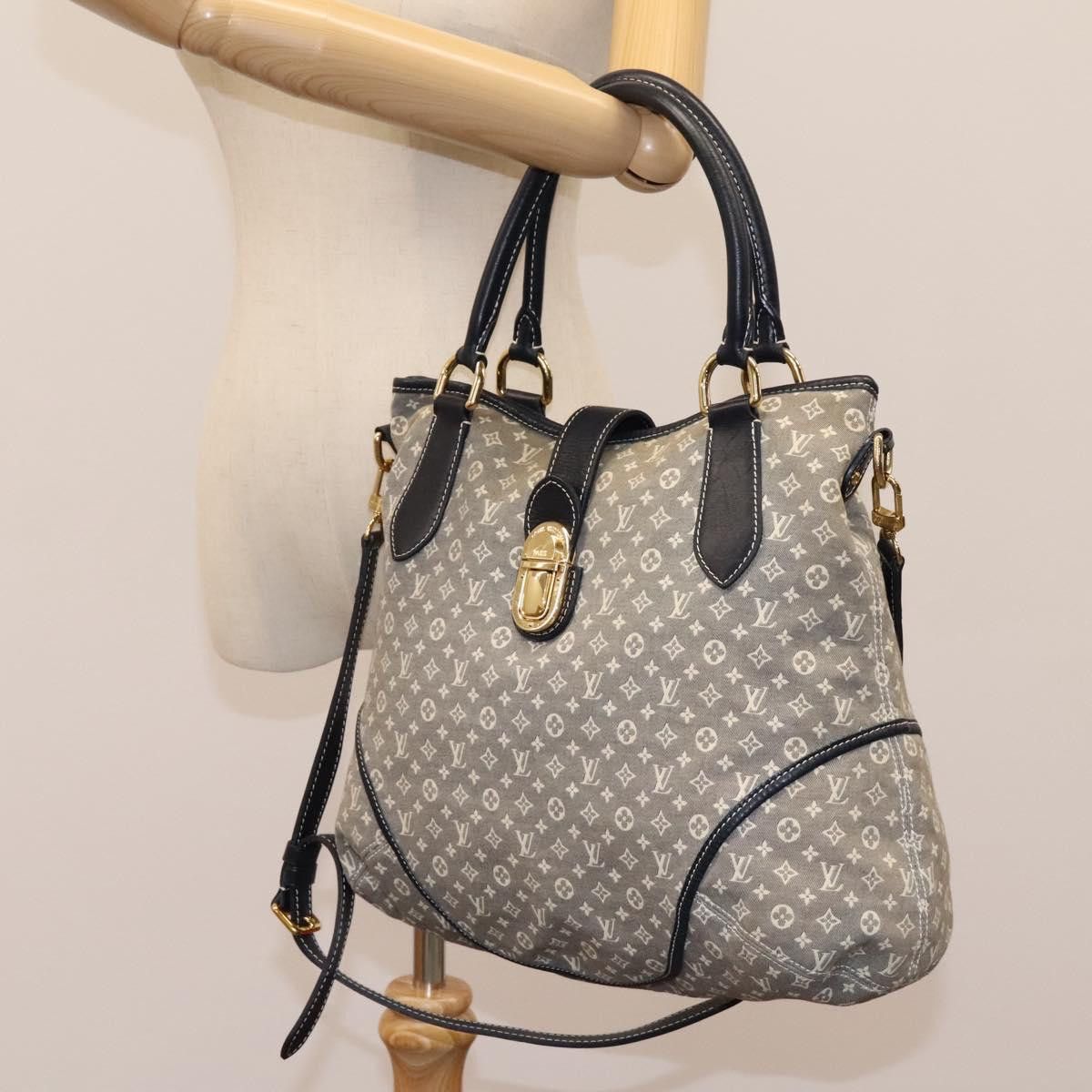 Louis Vuitton Elegie Grey Canvas Shoulder Bag (Pre-Owned) Size ONE SIZE - 20 Thumbnail
