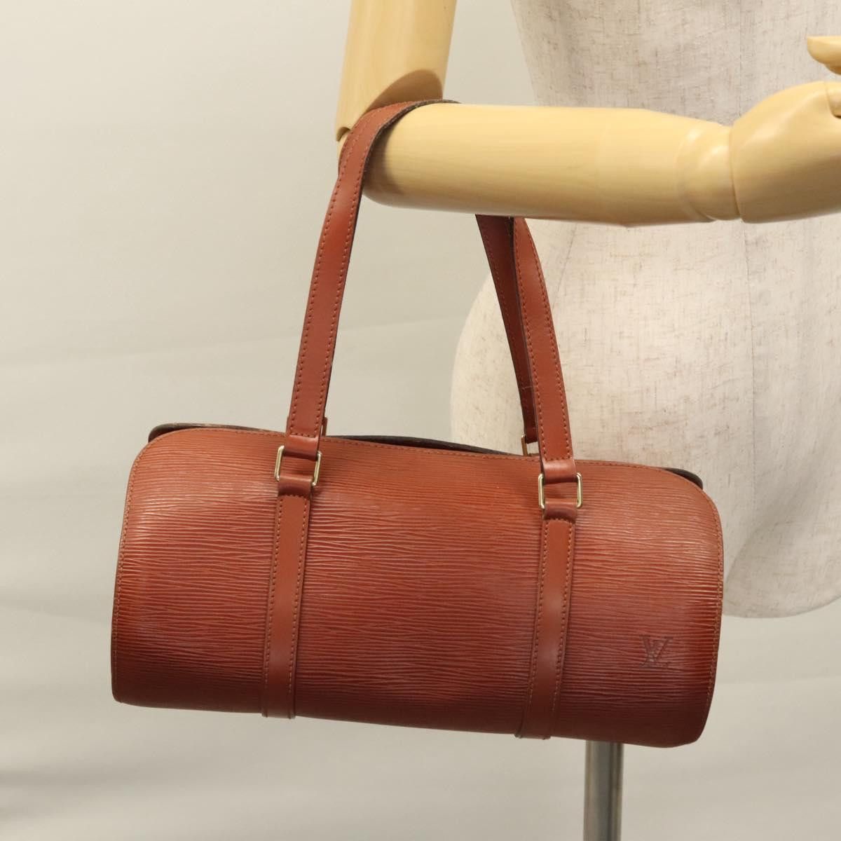 Louis Vuitton Soufflot Brown Leather Handbag (Pre-Owned) Size ONE SIZE - 19 Thumbnail