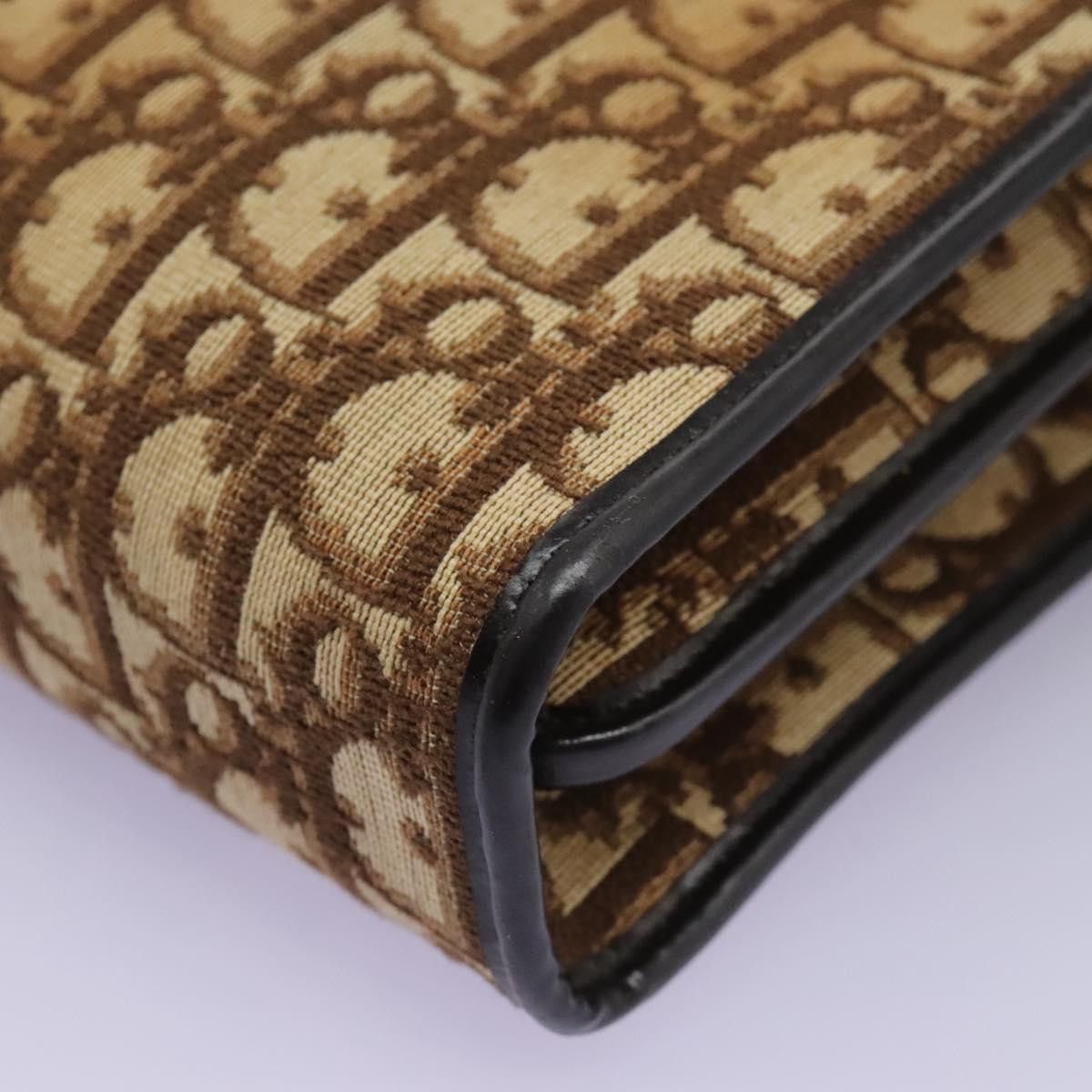 Dior Trotter Brown Canvas Handbag (Pre-Owned) Size ONE SIZE - 10 Thumbnail