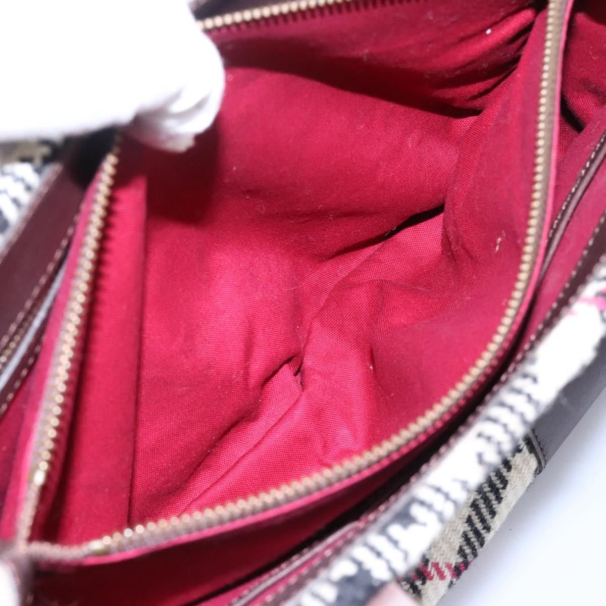Burberry Nova Check Beige Wool Handbag (Pre-Owned) Size ONE SIZE - 20 Thumbnail