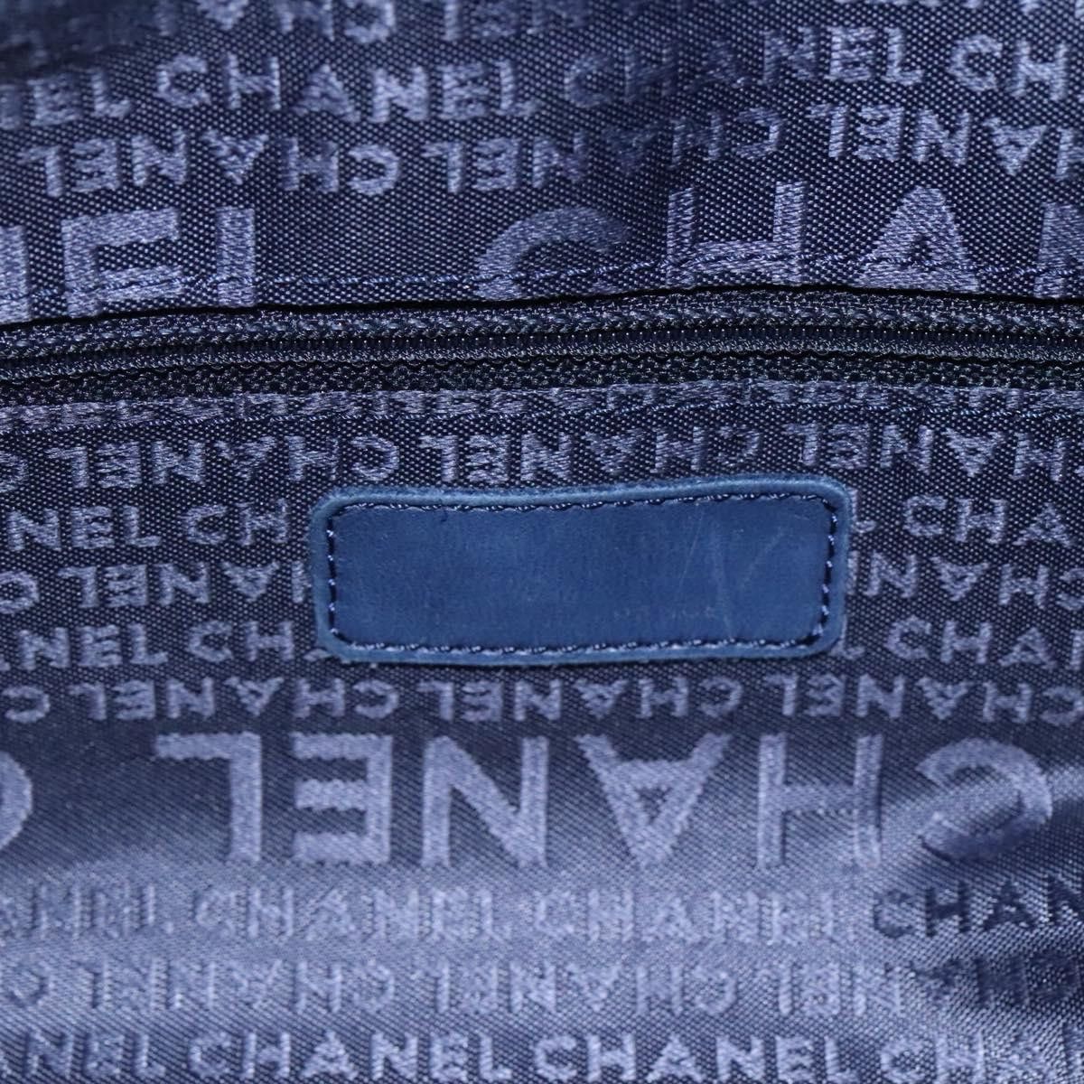 Chanel Navy Canvas Tote Bag (Pre-Owned) Size ONE SIZE - 17 Thumbnail