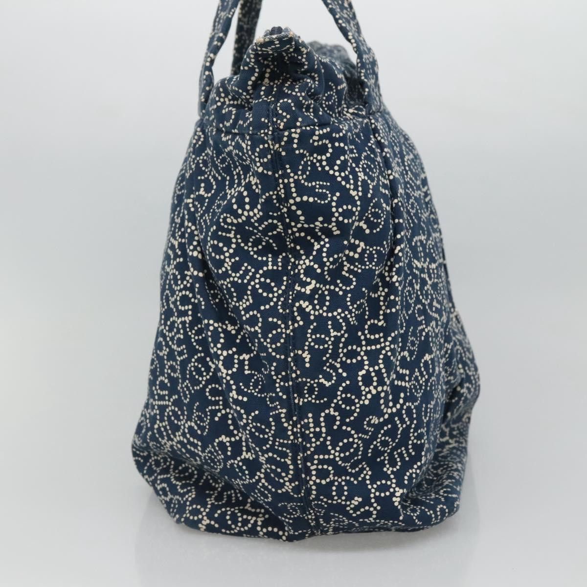 Chanel Navy Canvas Tote Bag (Pre-Owned) Size ONE SIZE - 4 Thumbnail